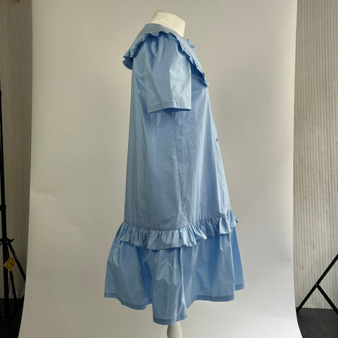 Resume Brand New Sky Blue Tailor Midi Dress XS