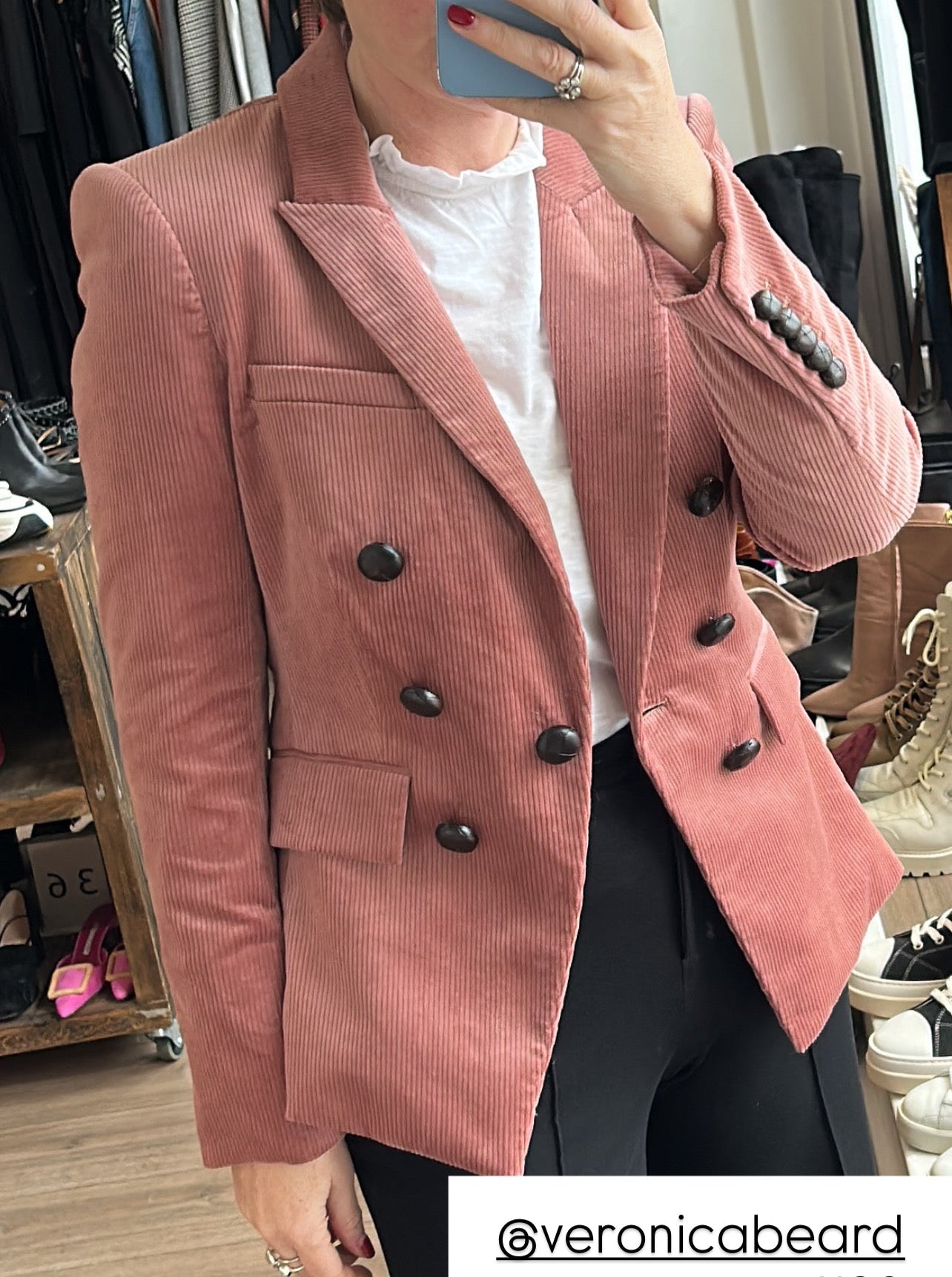 Veronica Beard New £475 Rose Lawrence Corduroy Dickey Jacket S/M