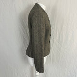 Ralph Lauren Tweed Funnel Neck Jacket XS