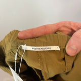 Pomandere Deep Mustard Cotton Pull-On Pants XS