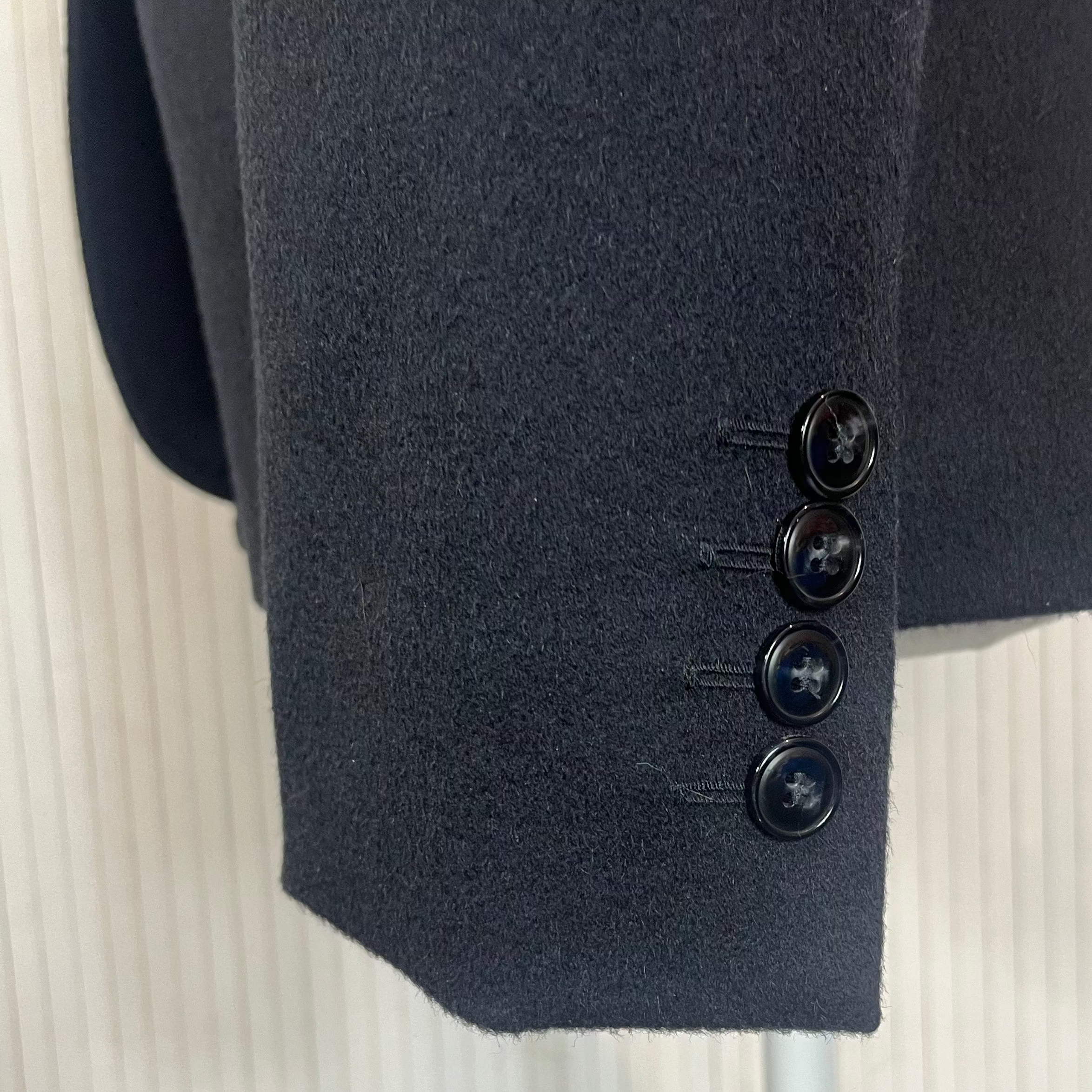 Max Mara £1000 Navy Camelhair Blazer XS