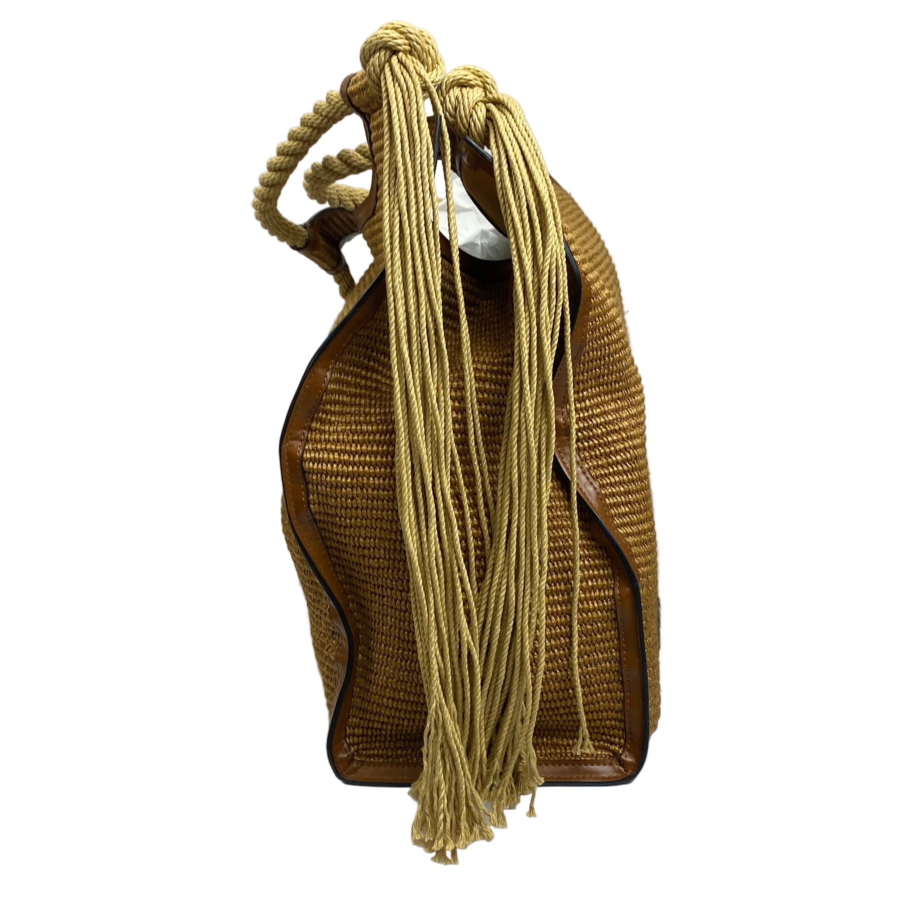 Marni Large Natural Fringed Marcel Raffia Tote Bag