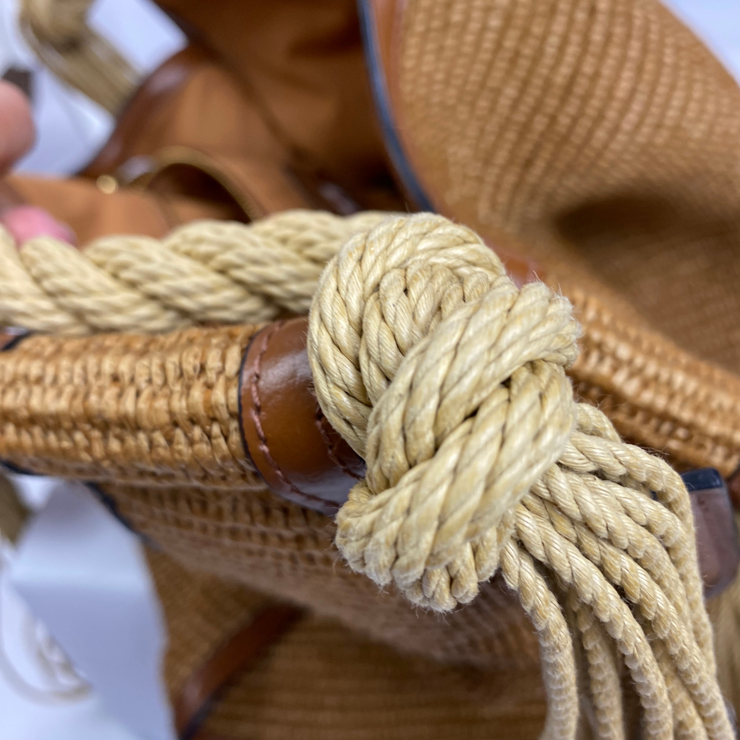 Marni Large Natural Fringed Marcel Raffia Tote Bag