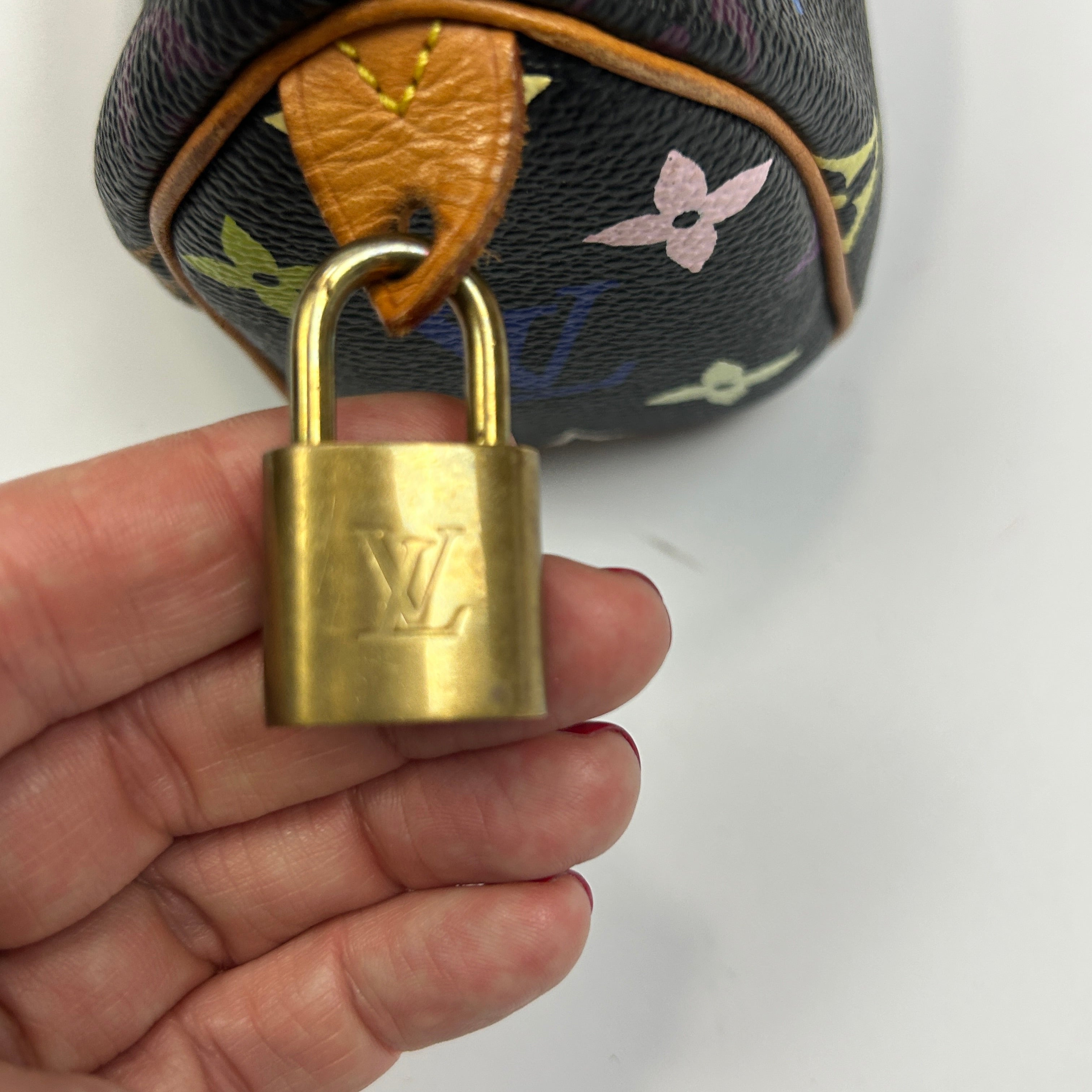 Louis Vuitton Multicolore Black Murakami Mini Speedy Bag