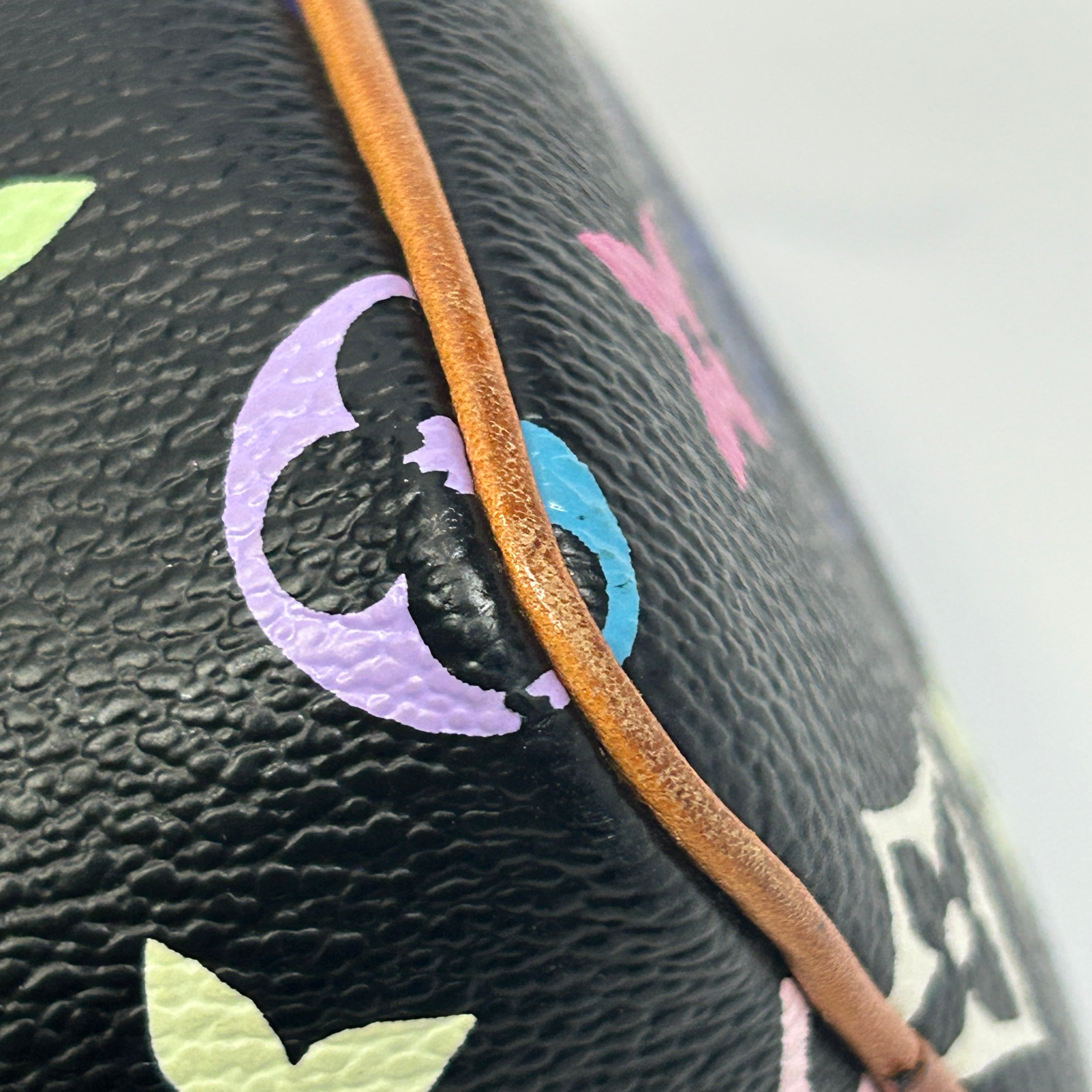 Louis Vuitton Multicolore Black Murakami Mini Speedy Bag