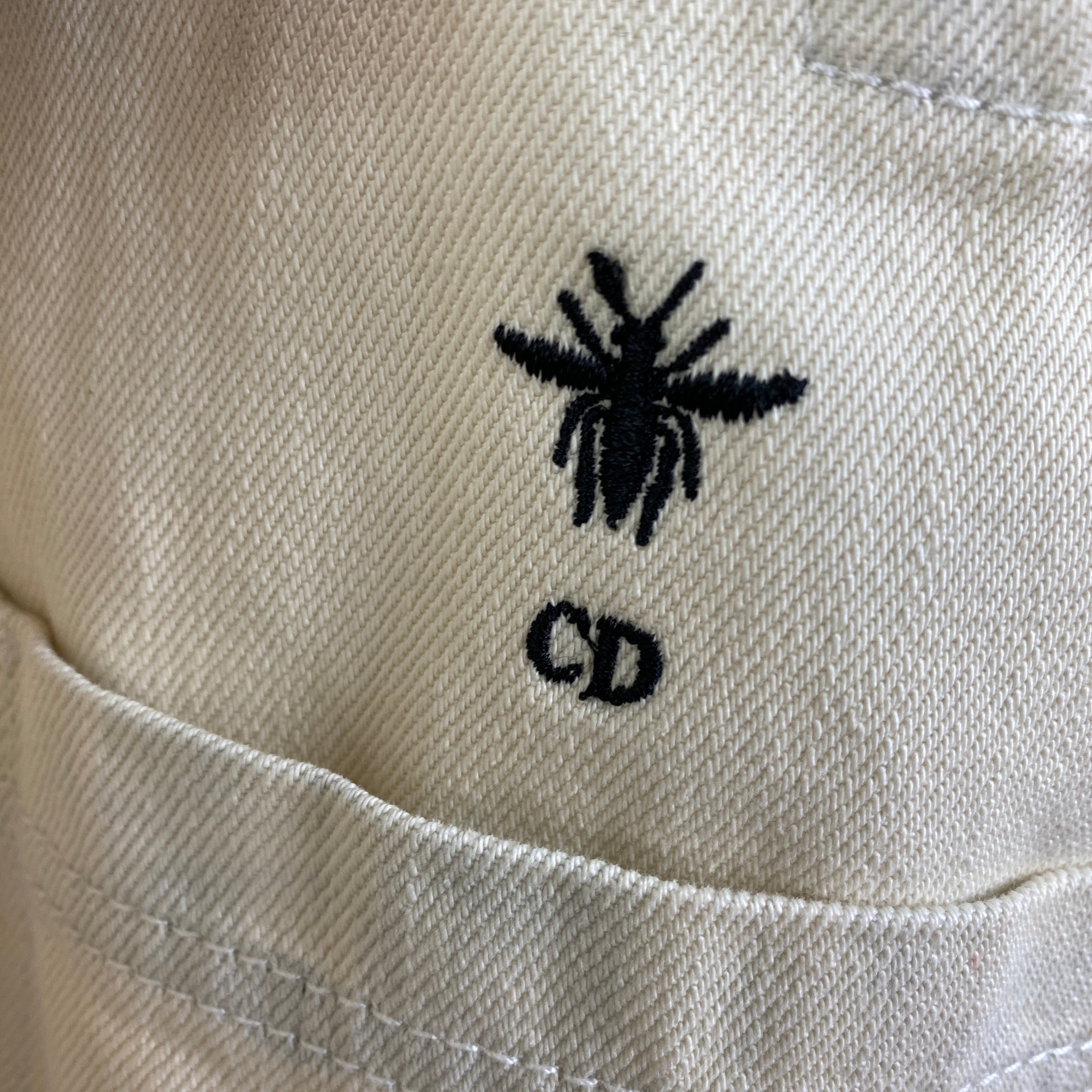 Christian Dior Cream Tie Dye Denim Workman's Jacket XS