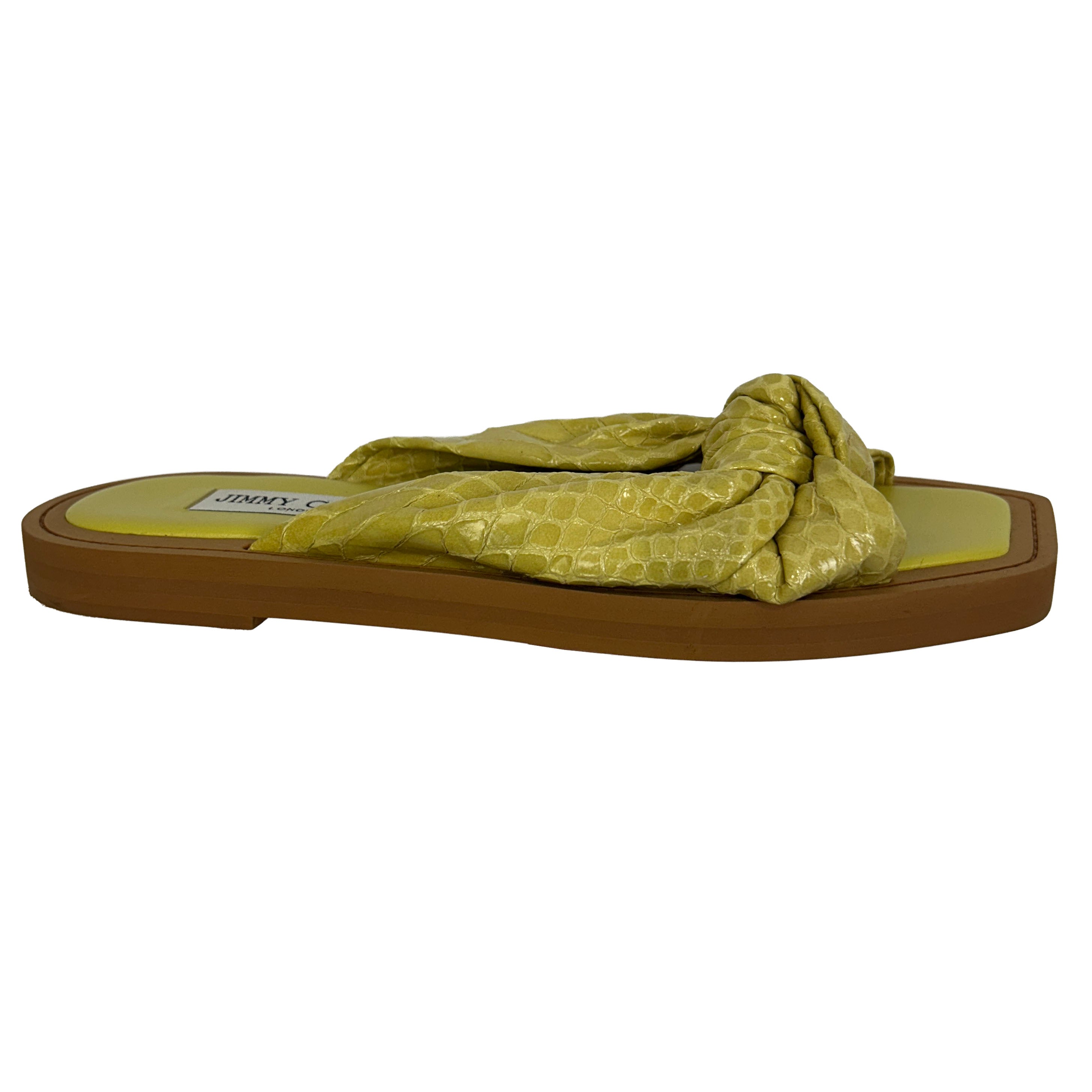 Jimmy Choo £370 Tropica Gel Snake Slides 39