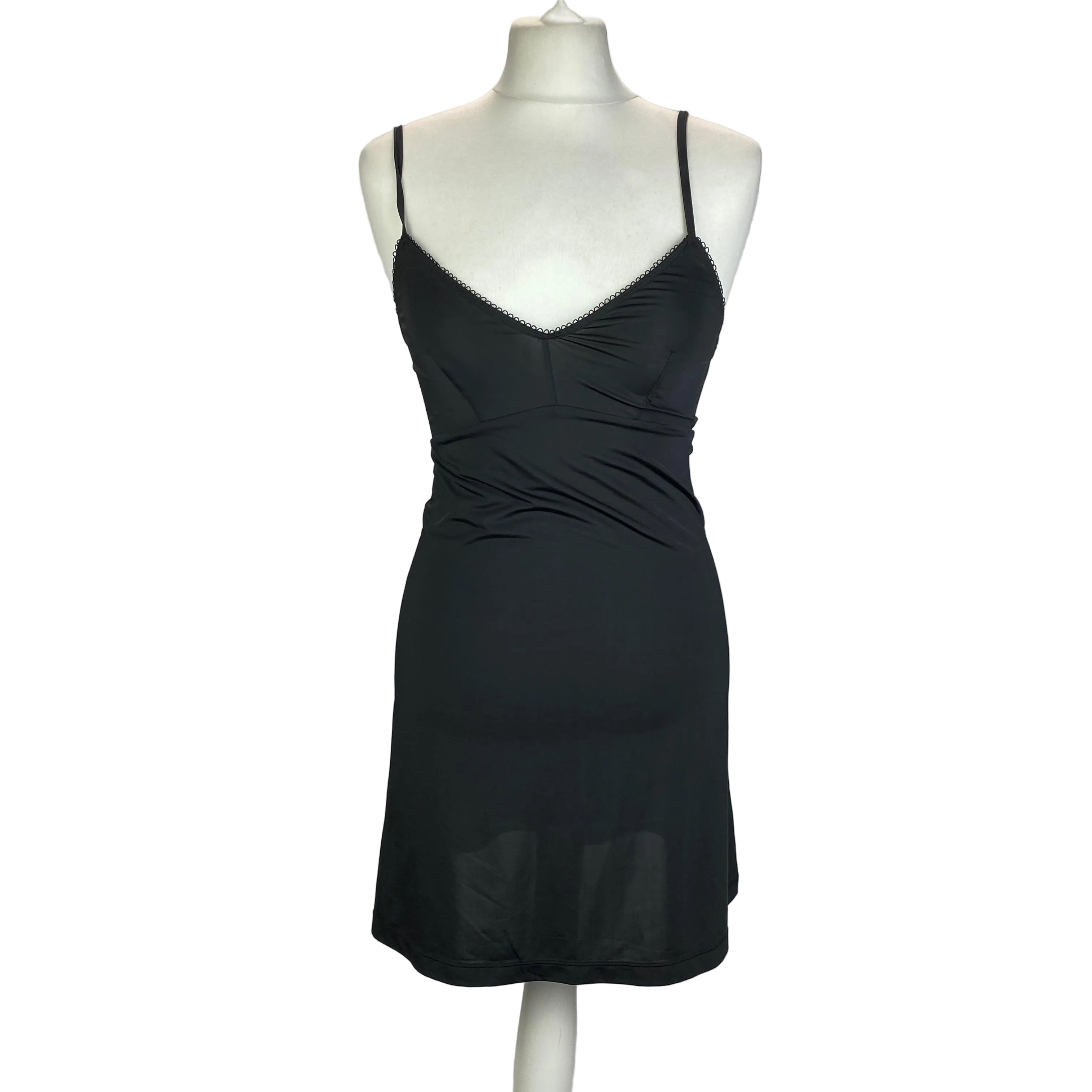 Zimmermann Black Embroidered Tiered Dress XXS