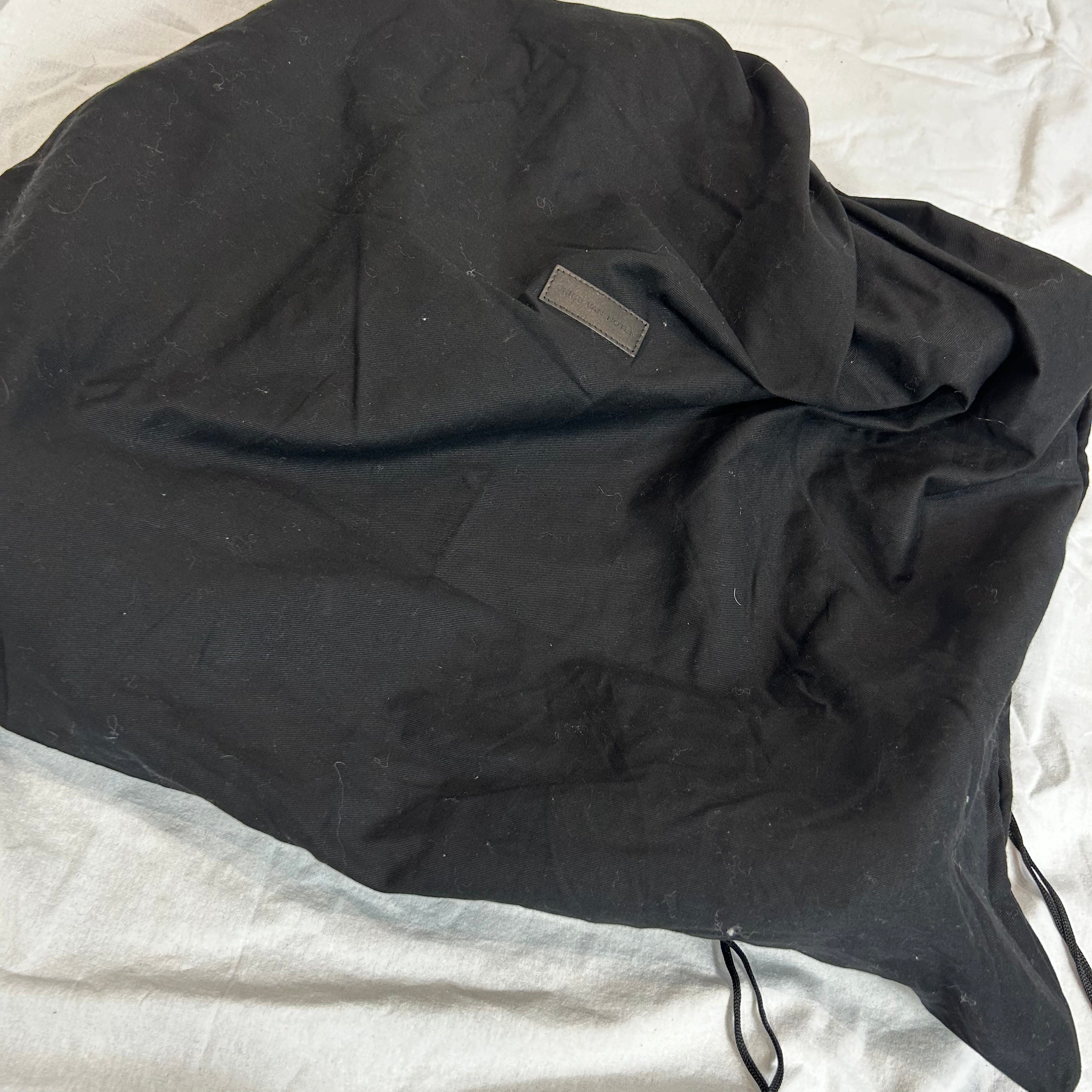 Dries Van Noten Black Leather & Leopardprint Weave Large Tote Bag