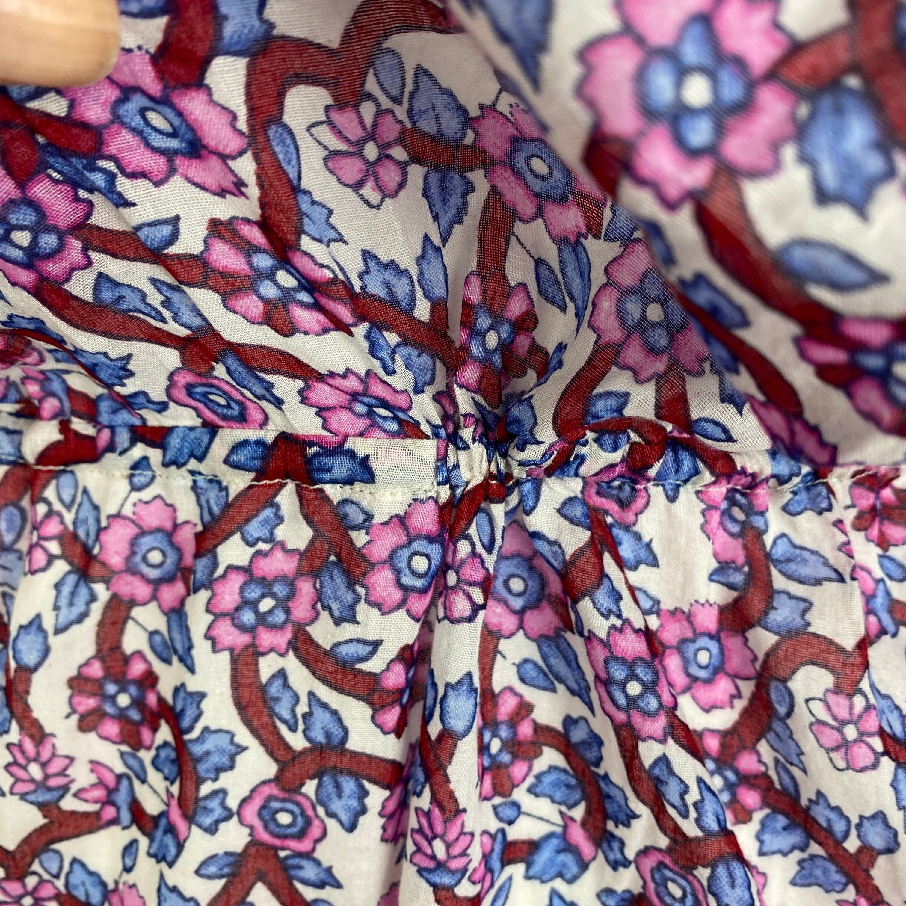 Isabel Marant Etoile New £425 Blue & Pink Gilinesia Midi Dress XS