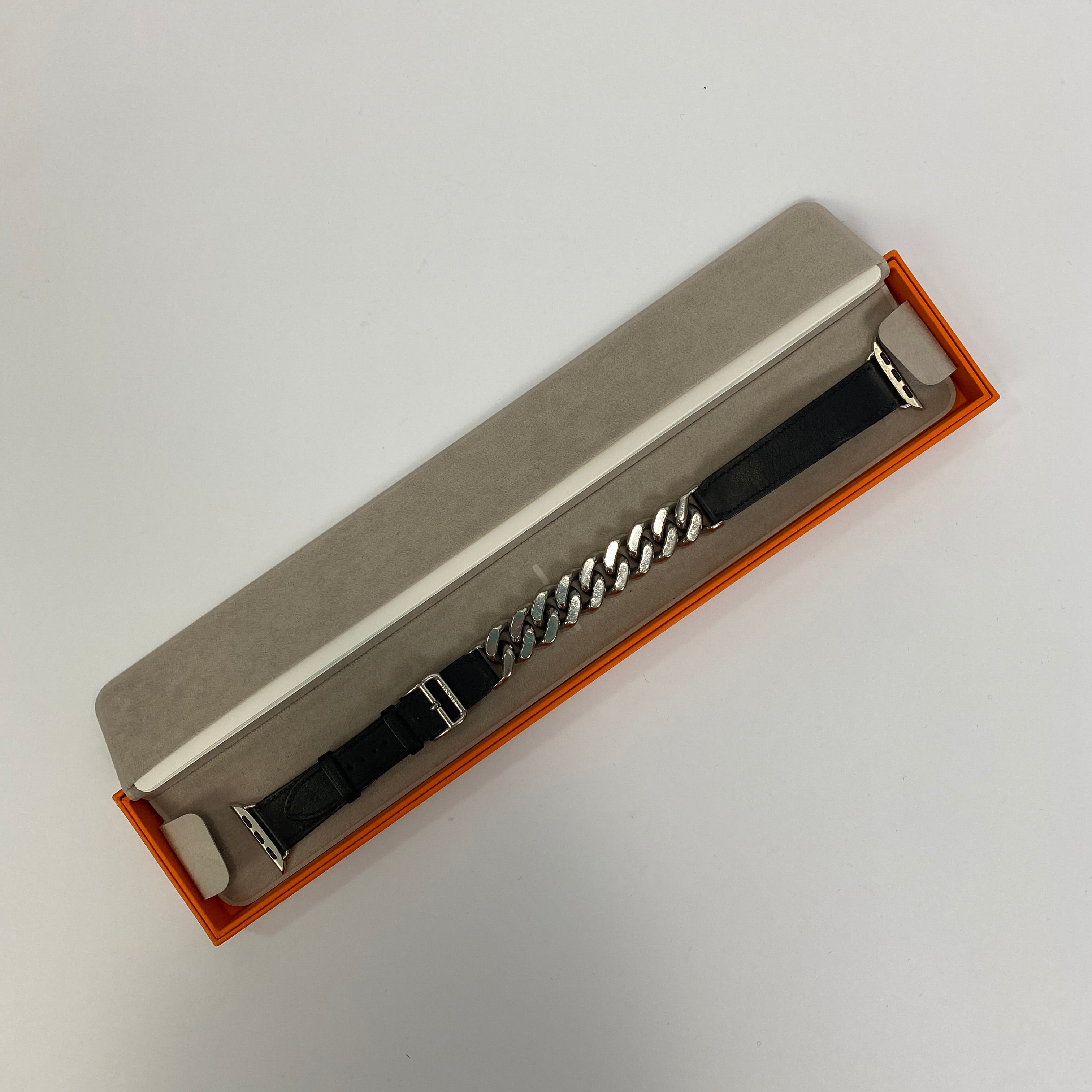 Hermès x Apple Double Tour Gourmette Chain Watch Strap 42mm