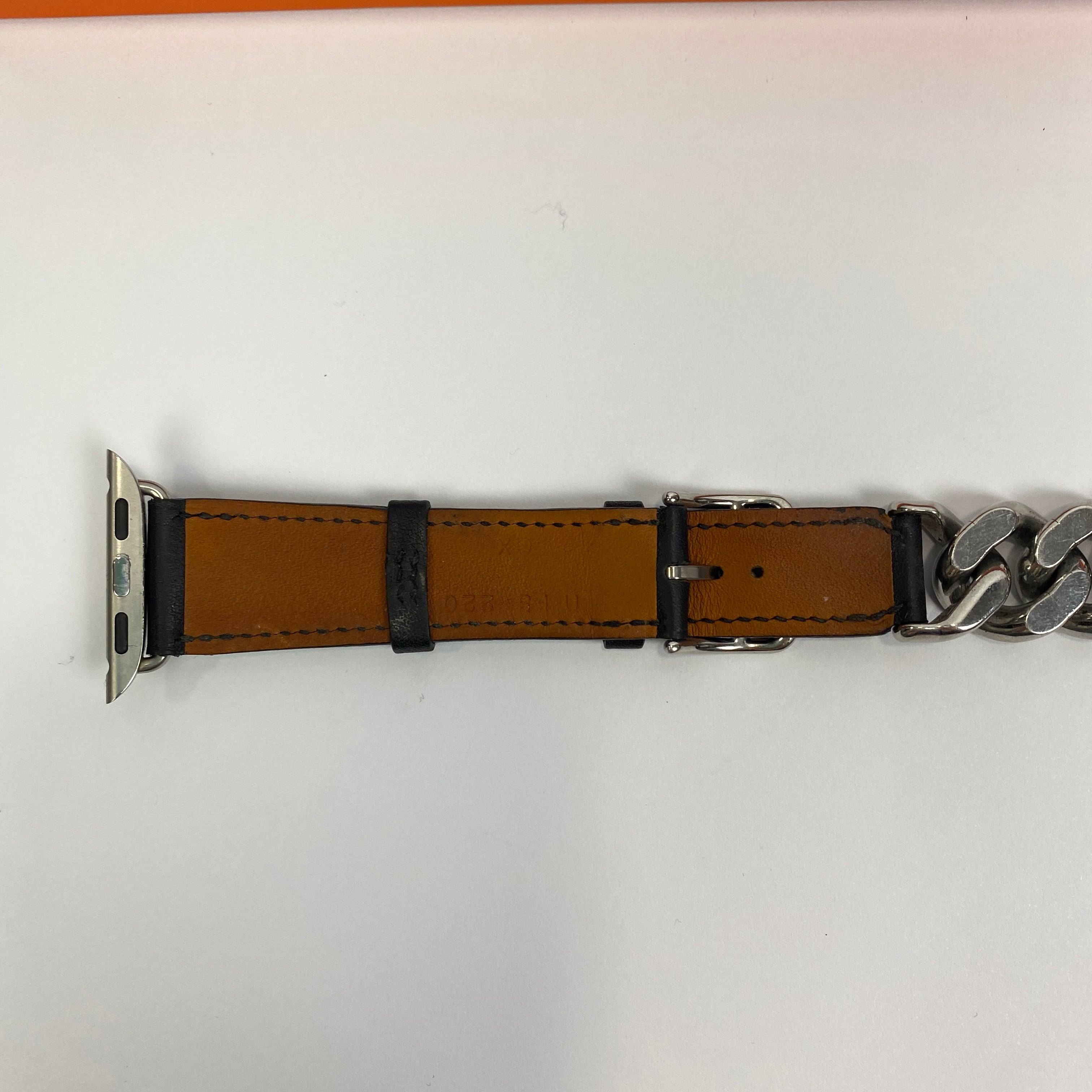 Hermès x Apple Double Tour Gourmette Chain Watch Strap 42mm