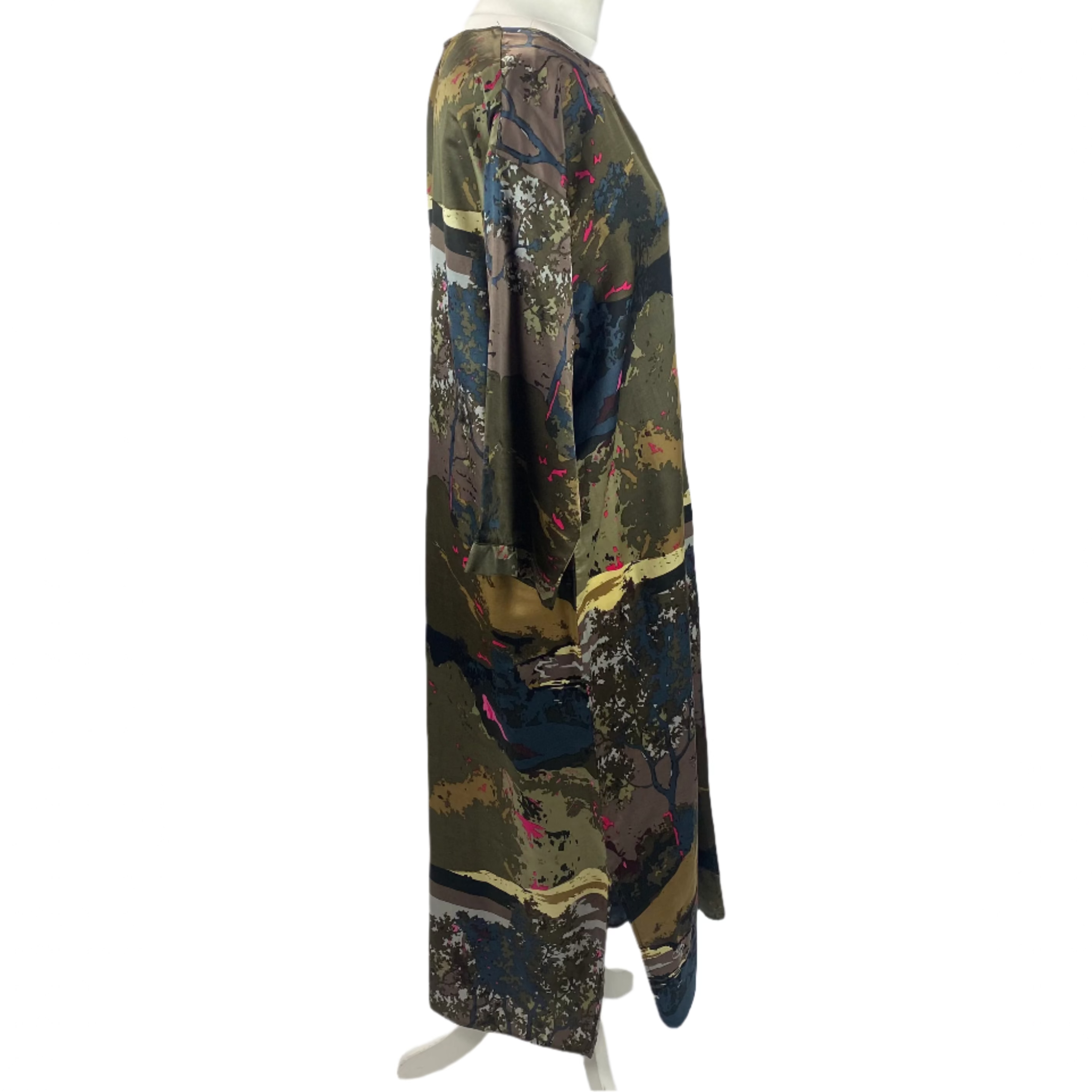 Lise Charmel £236 Landscape Print Satin Tunic Dress L/XL