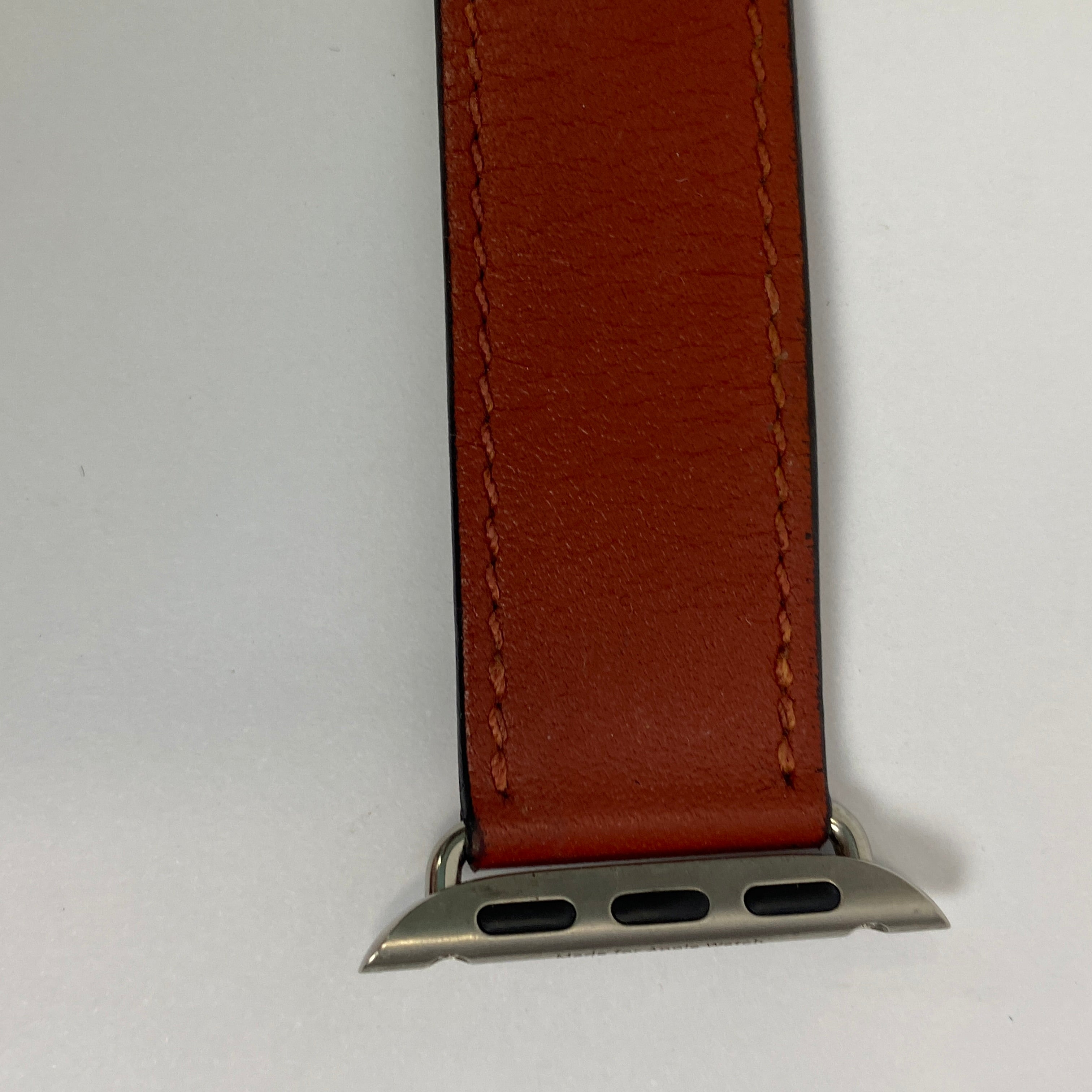 Hermès x Apple Double Tour Tri Colour Leather Watch Strap 42mm