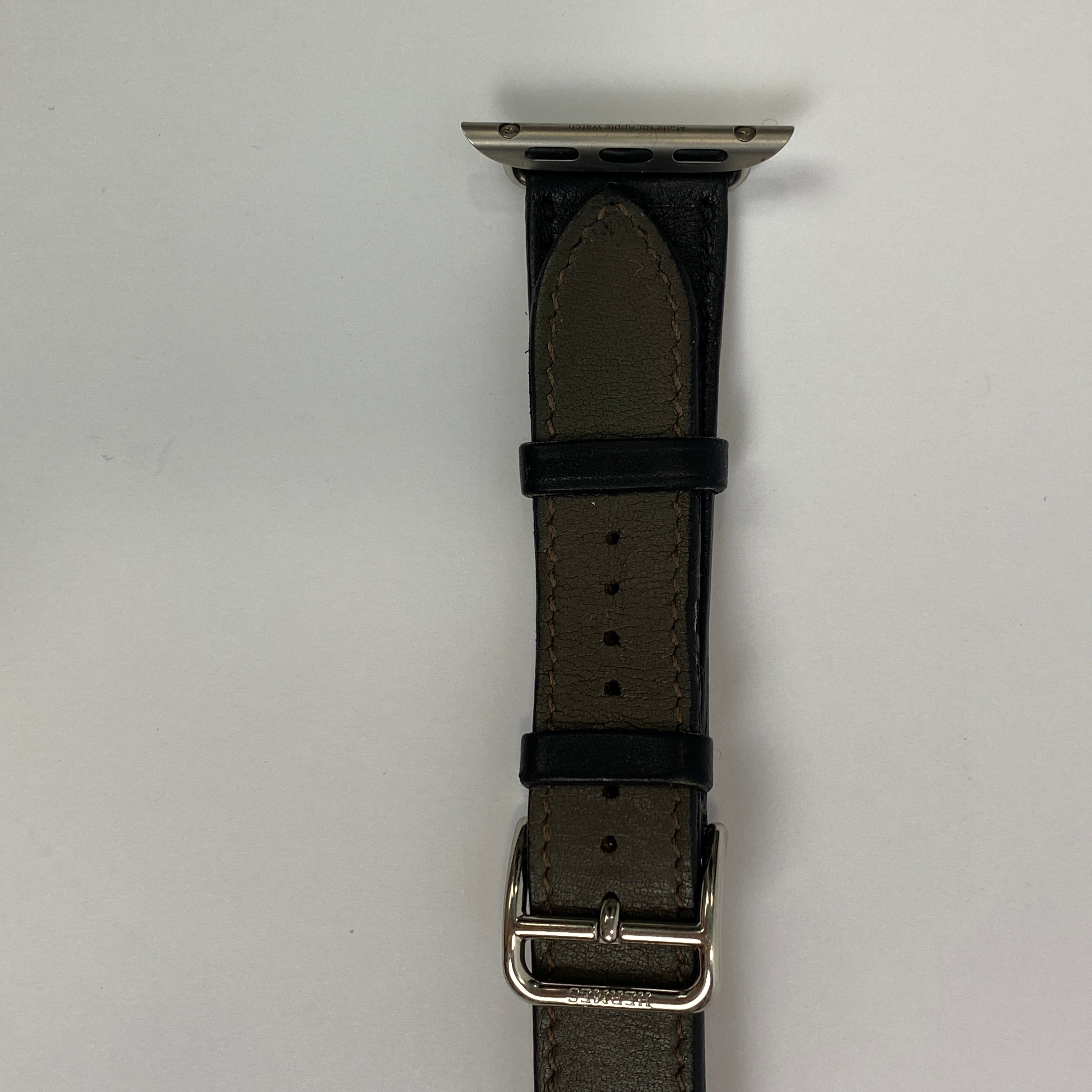 Hermès x Apple Double Tour Tri Colour Leather Watch Strap 42mm