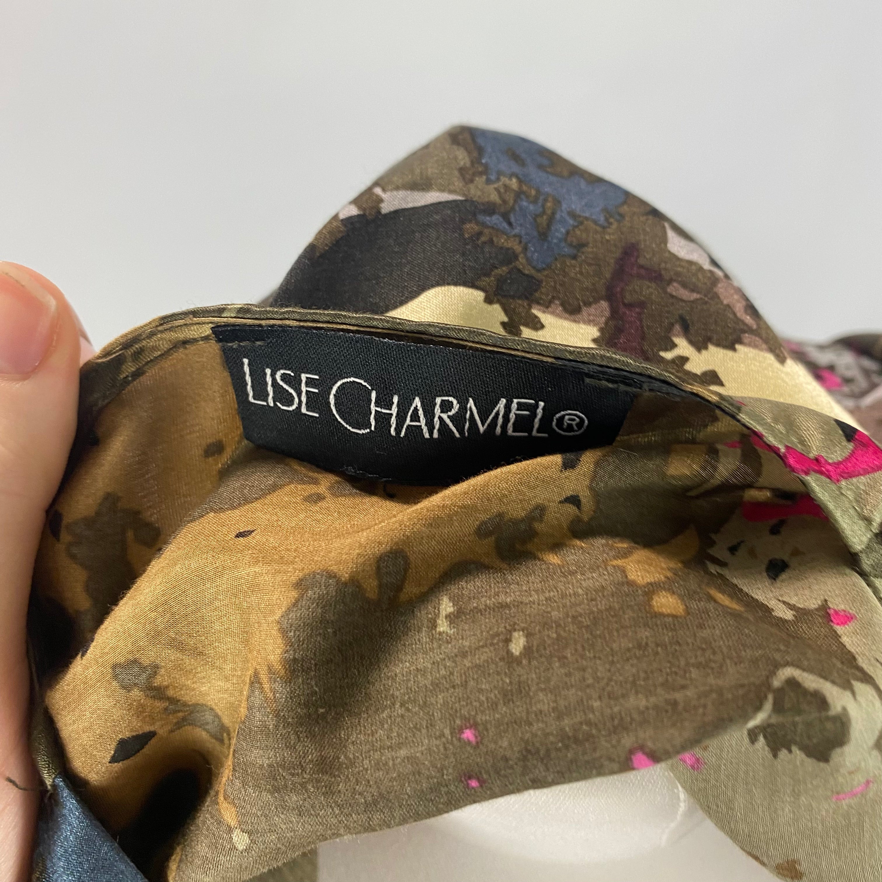 Lise Charmel £236 Landscape Print Satin Tunic Dress L/XL