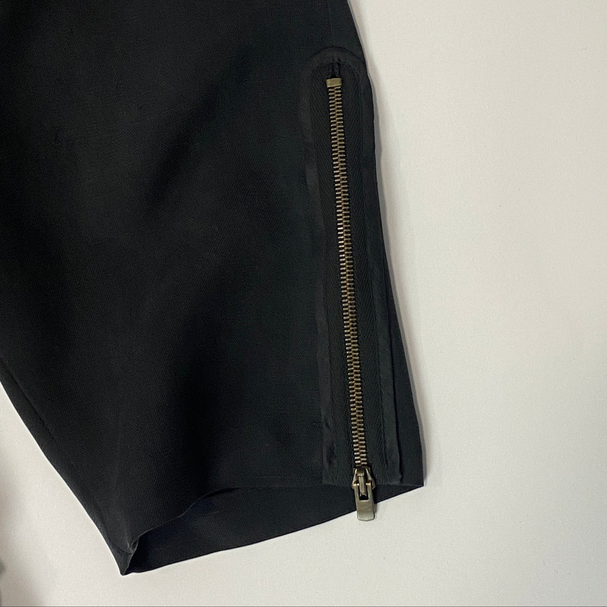 Stella McCartney Black Silk Twill Tuxedo Jumpsuit XL