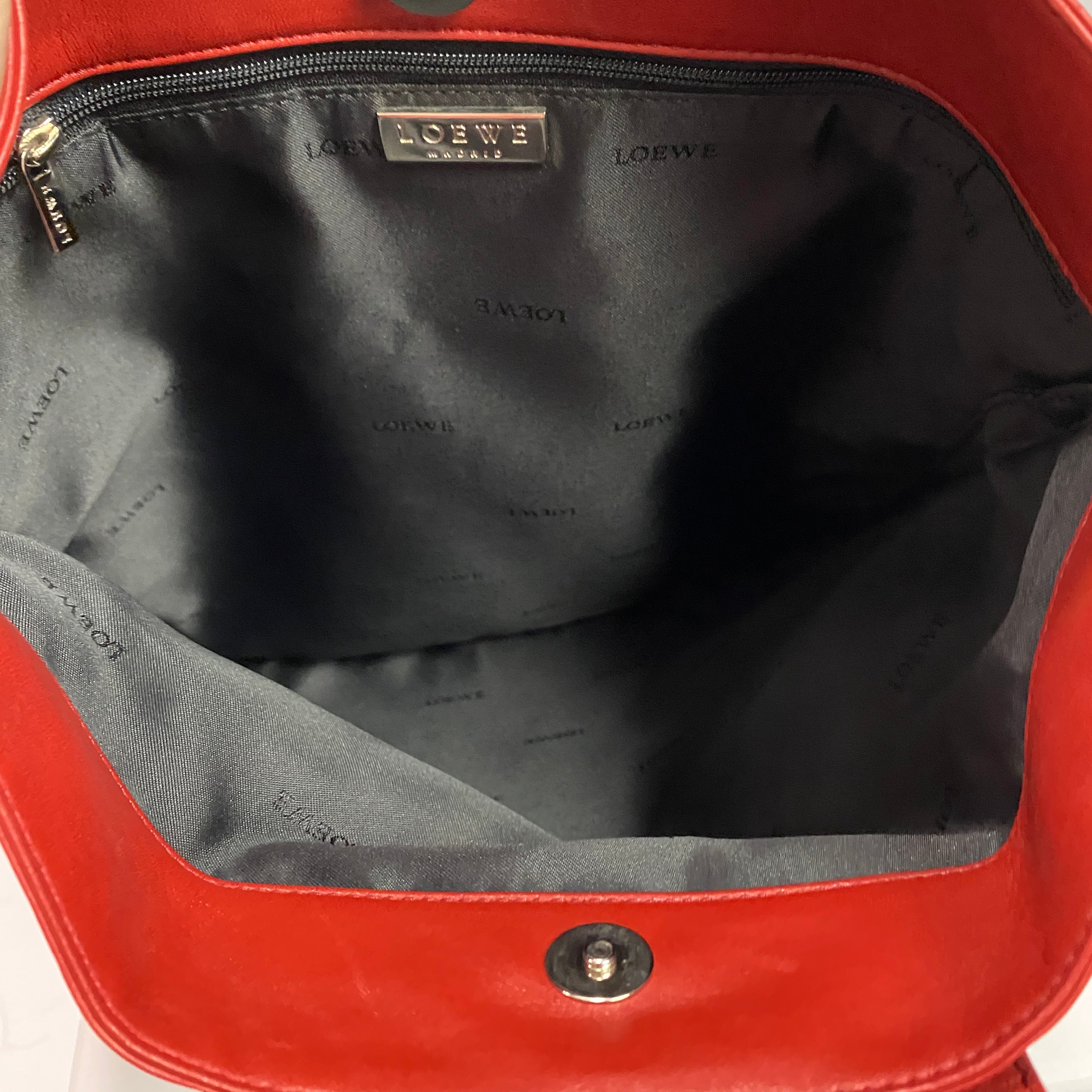 Loewe Ruby Nappa Leather Square Tote Bag