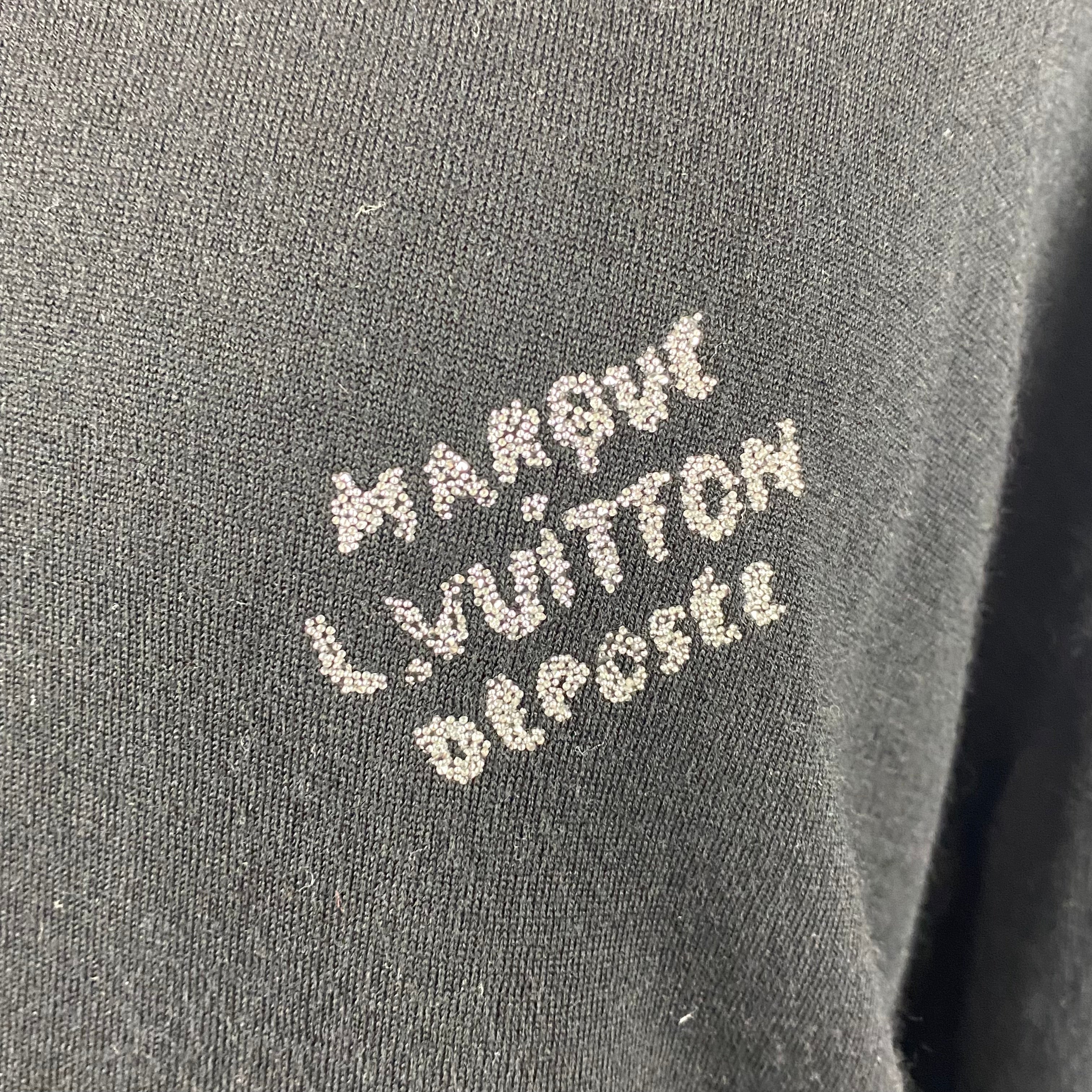 Louis Vuitton New £1410 Black Wool Romantique Sweater L