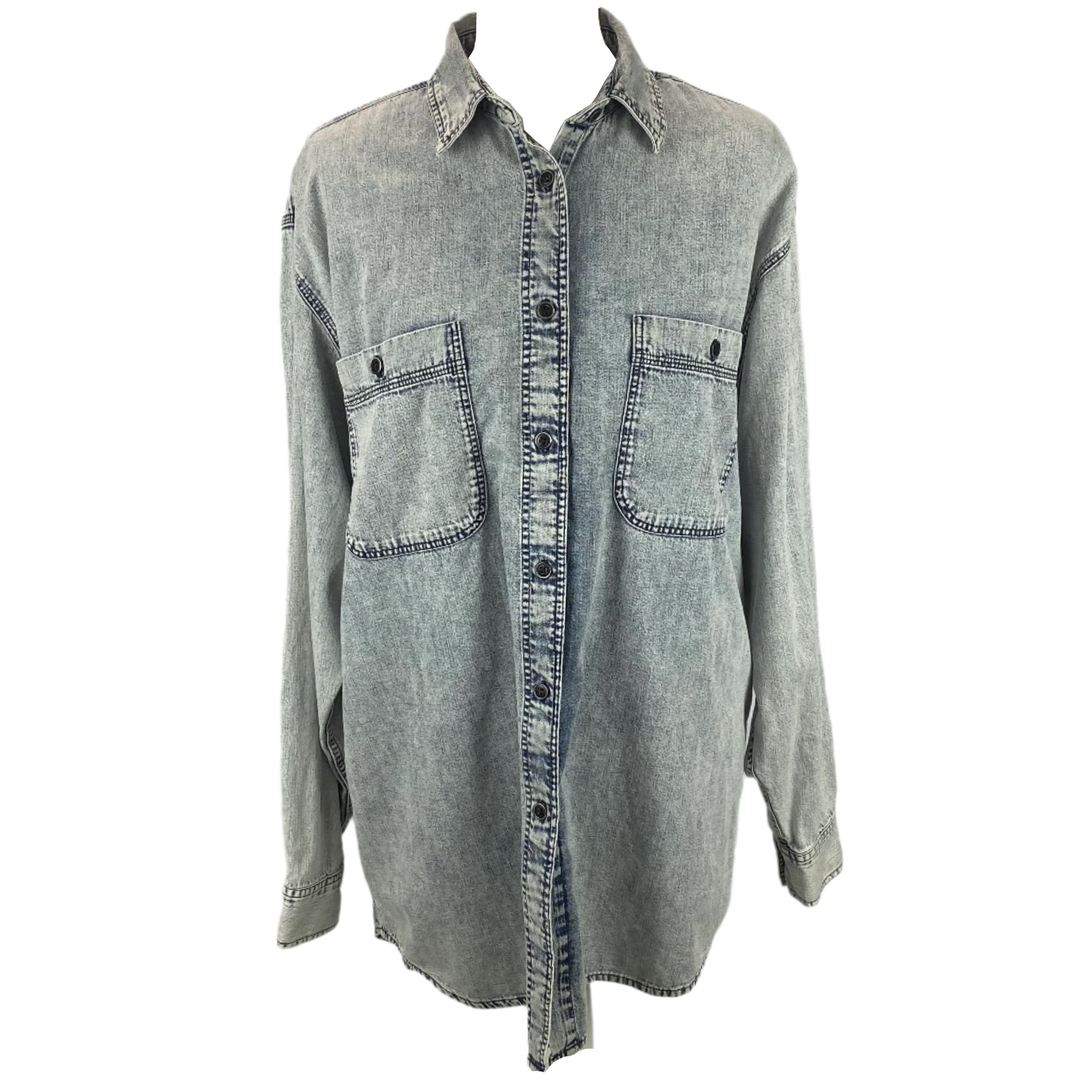 Isabel Marant New Acid Wash Denim Oversized Shirt S/M/L/XL