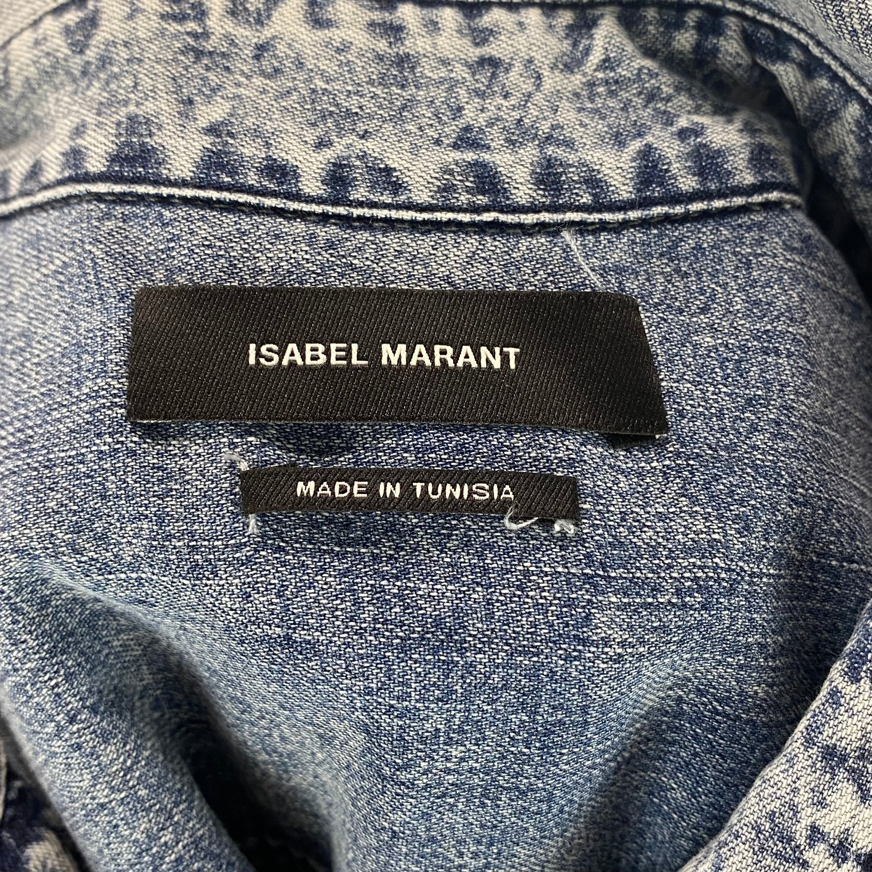 Isabel Marant New Acid Wash Denim Oversized Shirt S/M/L/XL