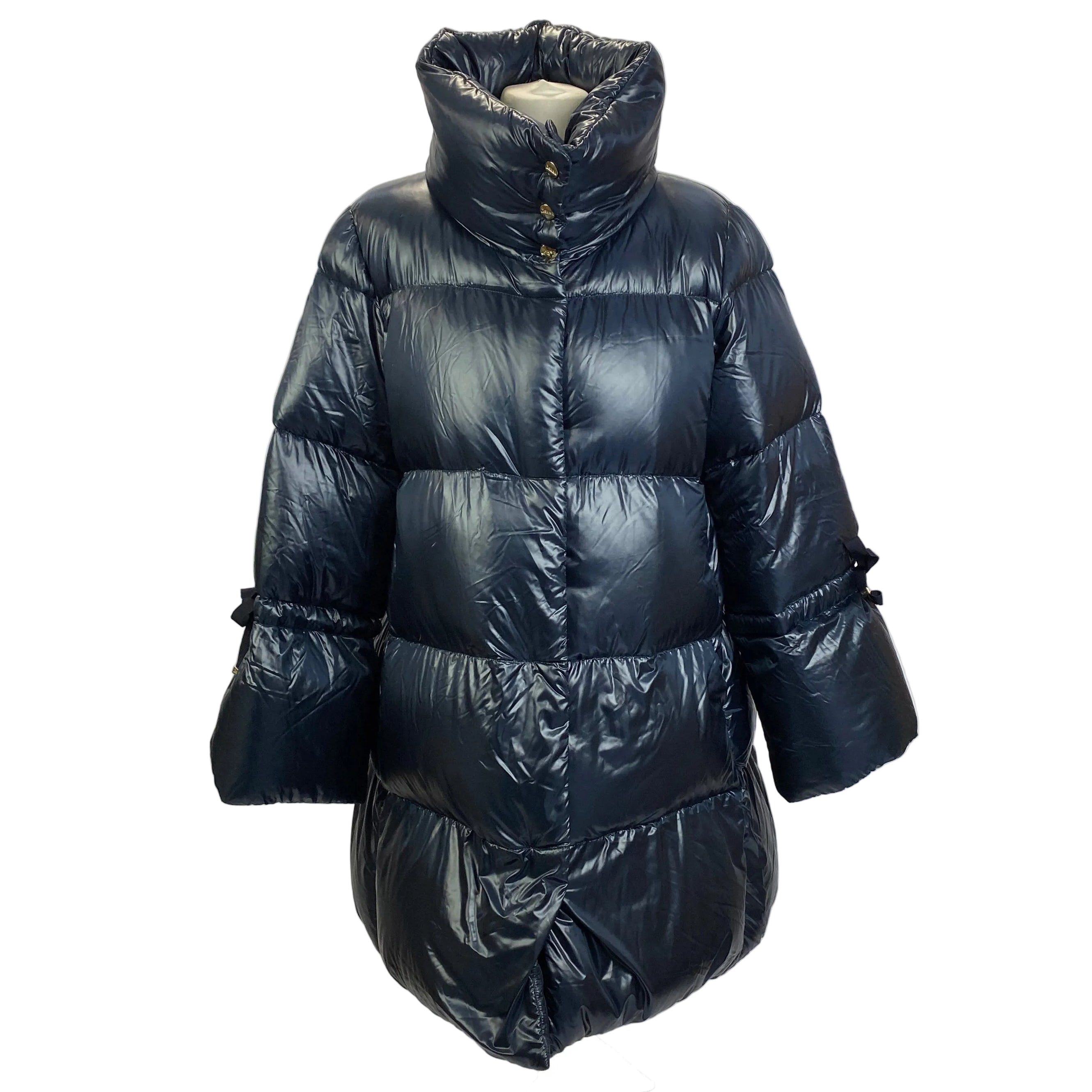 Herno New £575 Navy Duvet Coat L