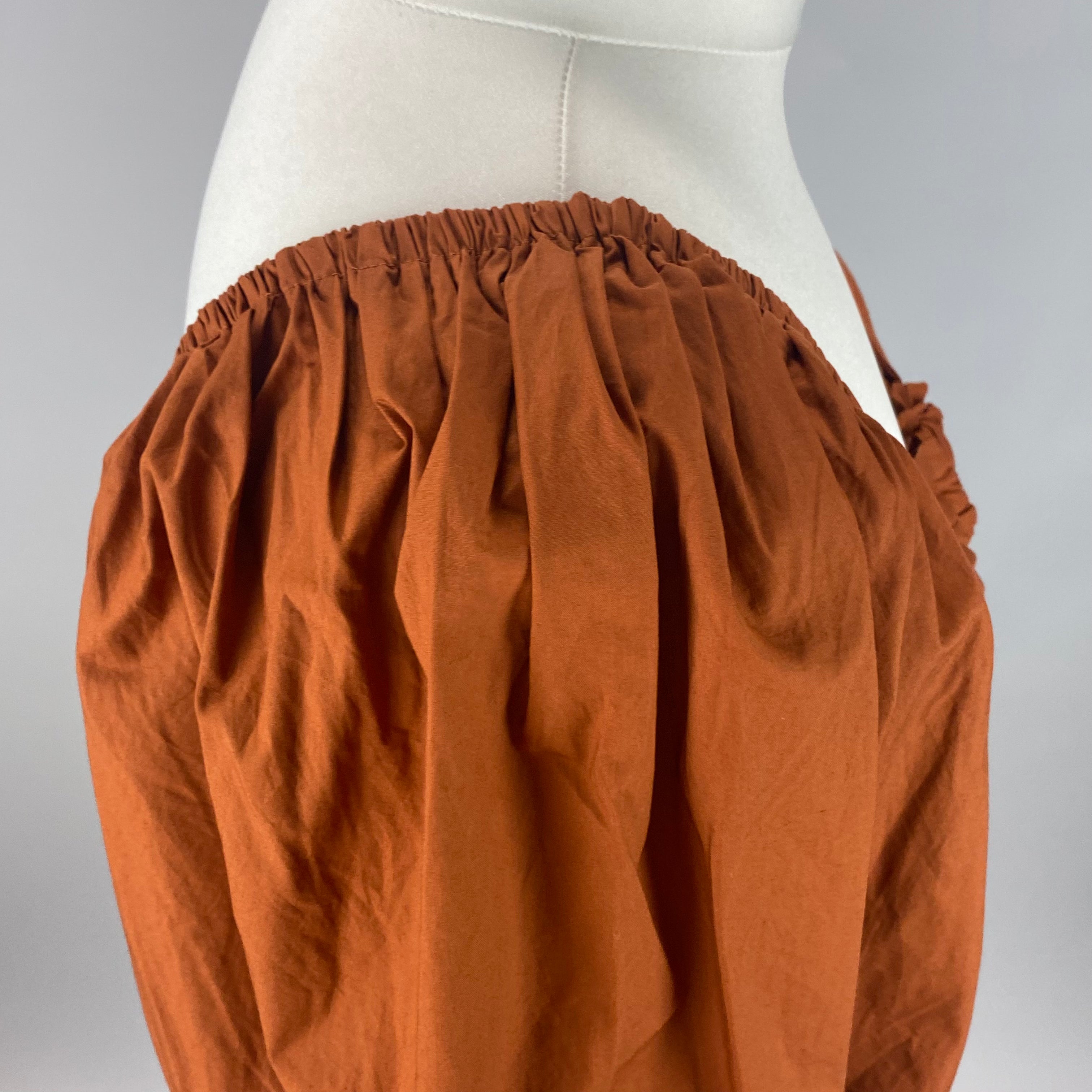 Rhode New £325 Clove Cotton Jeanne Mini Dress XS