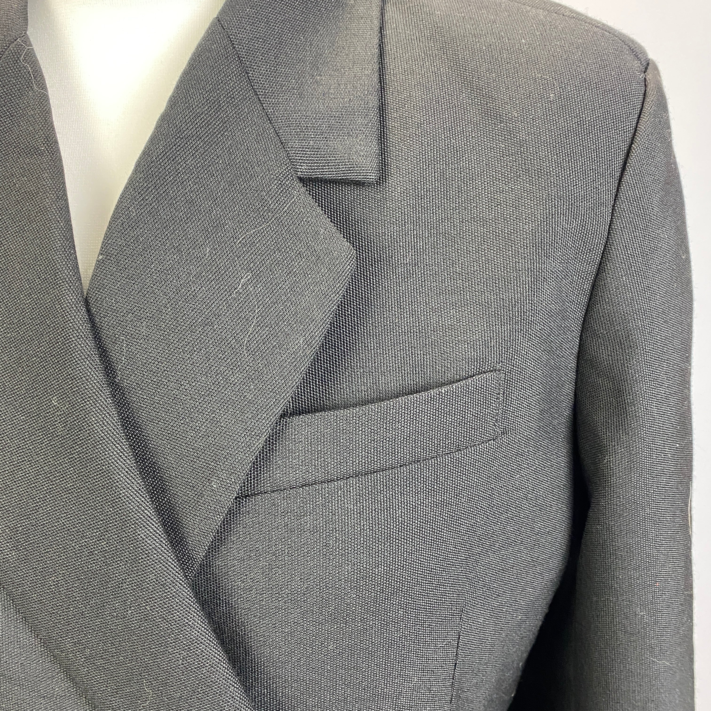 Anine Bing New £435 Black Wool Mix Madeleine Jacket M