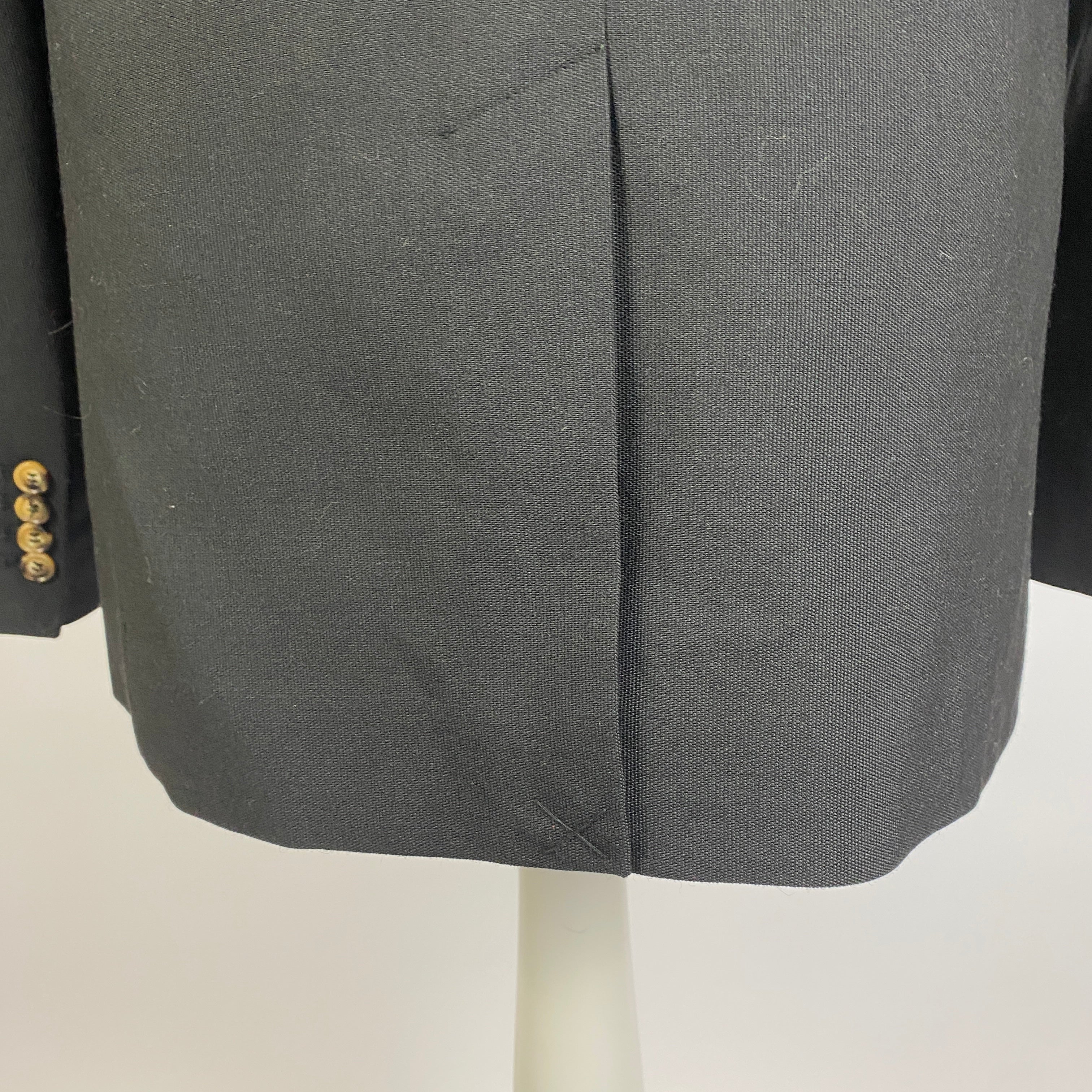 Anine Bing New £435 Black Wool Mix Madeleine Jacket M
