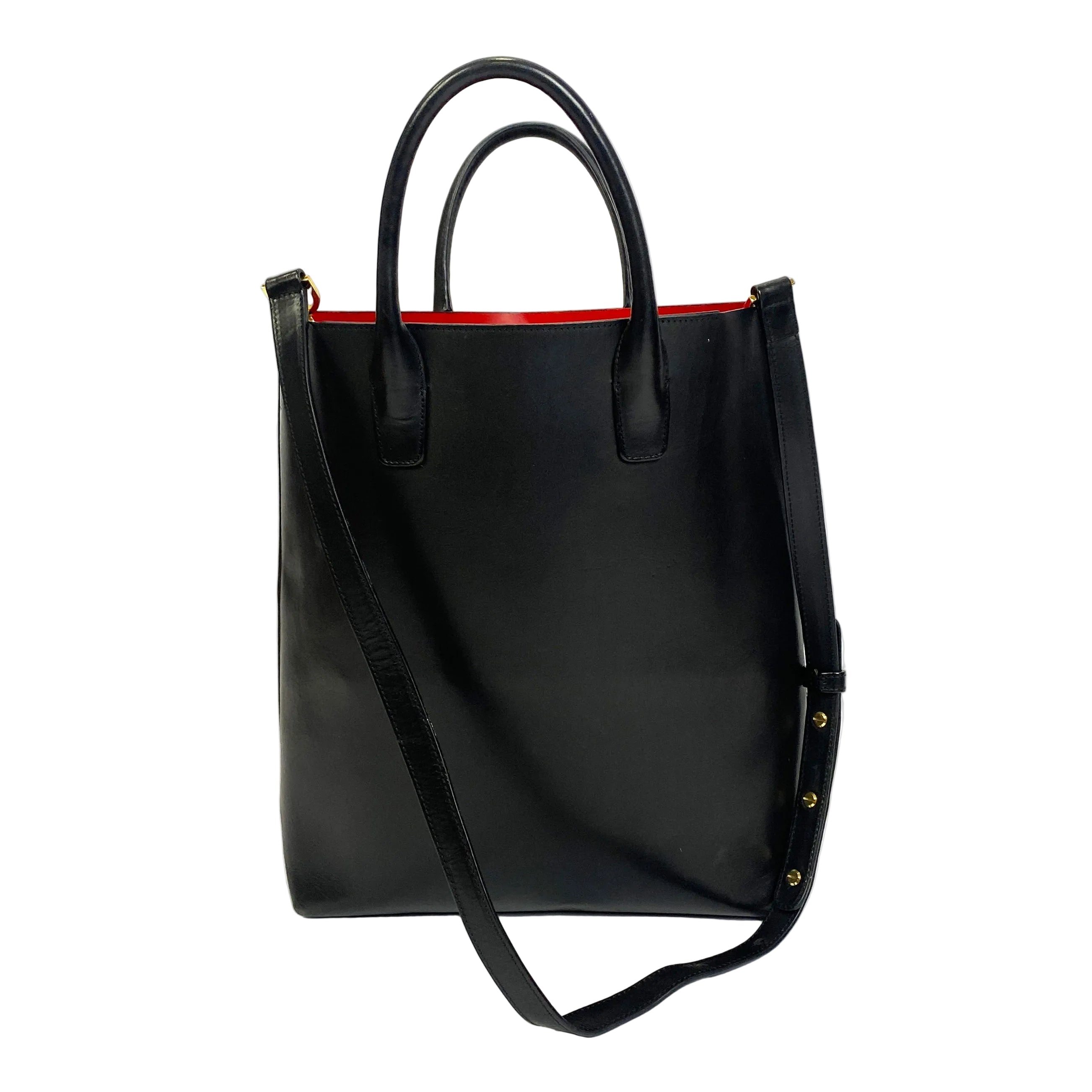 Mansur Gavriel £665 Black Smooth East West Calf Tote Bag