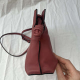 Loewe £1825 Rose Pink Nappa Leather Mini Flamenco Bag