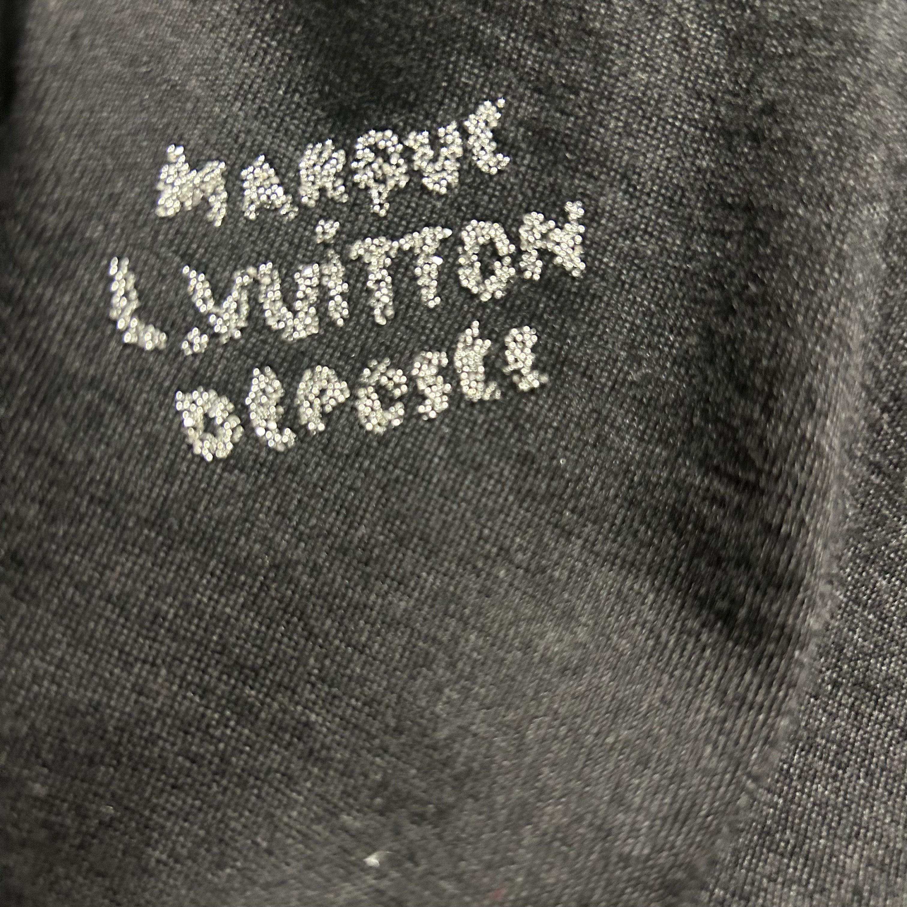 Louis Vuitton New £1410 Black Wool Romantique Sweater L