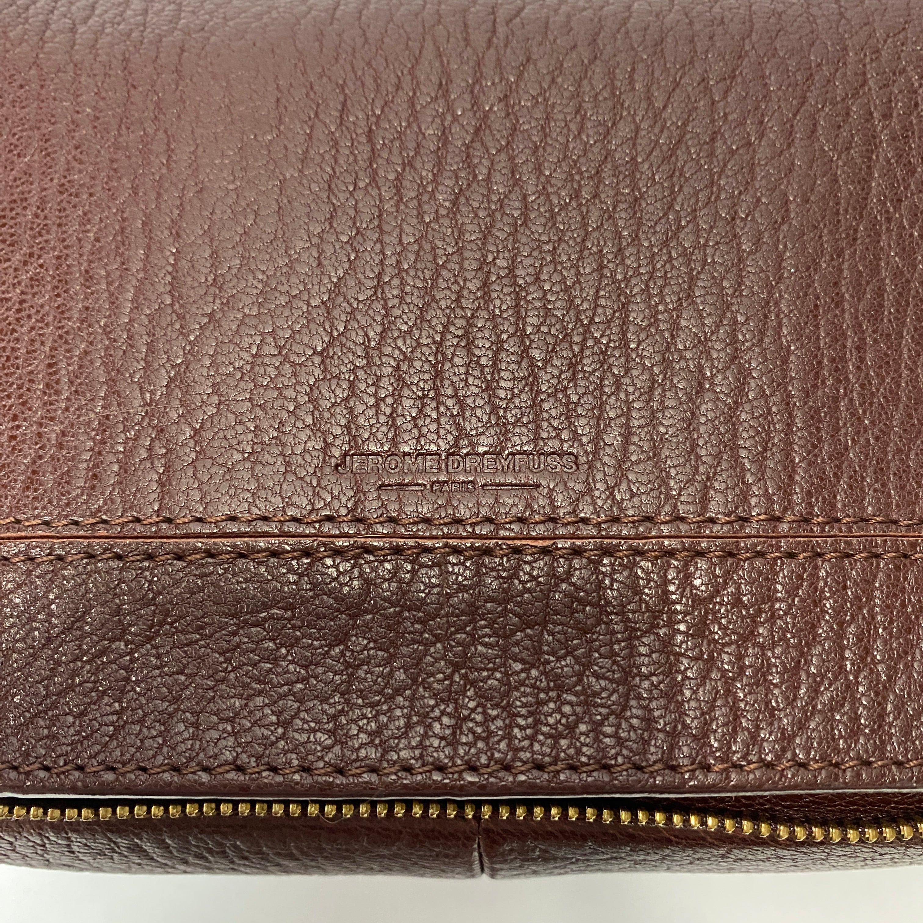 Jerome Dreyfuss Burgundy Small Bobi Crossbody Bag