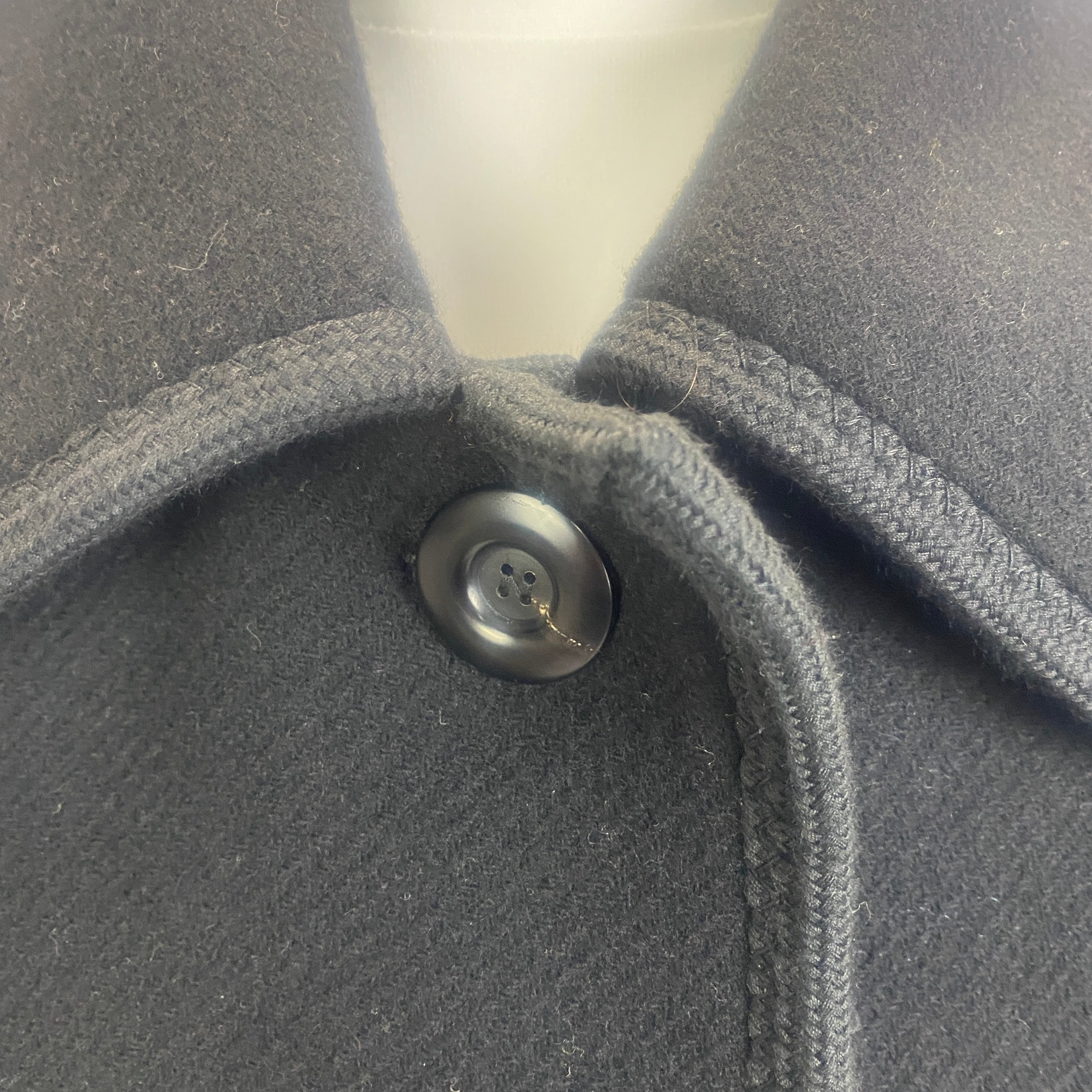 Chloe Black Wool Mix Crop Cape Jacket S/M/L