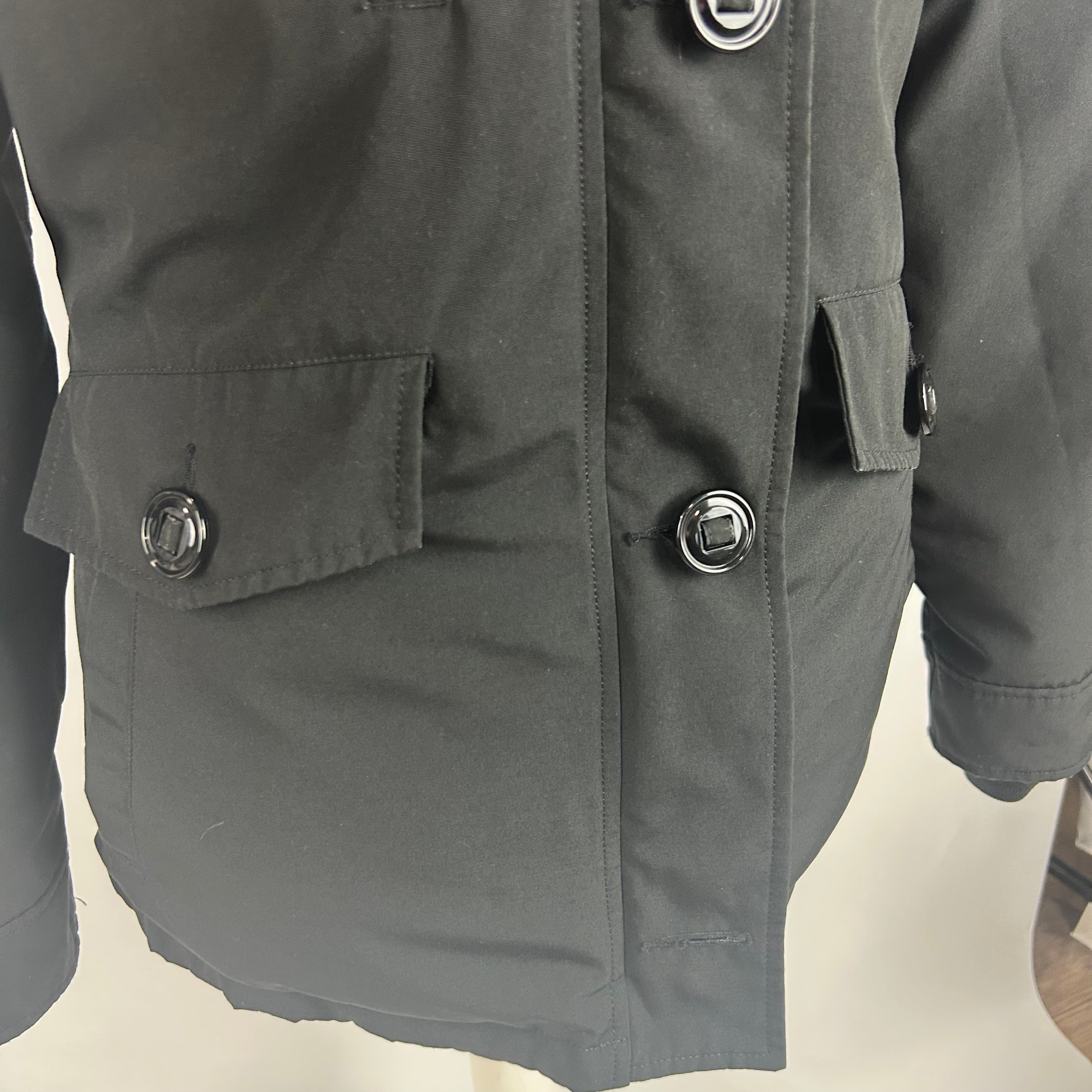 Canada Goose £1325 Black Rossclair Coat M