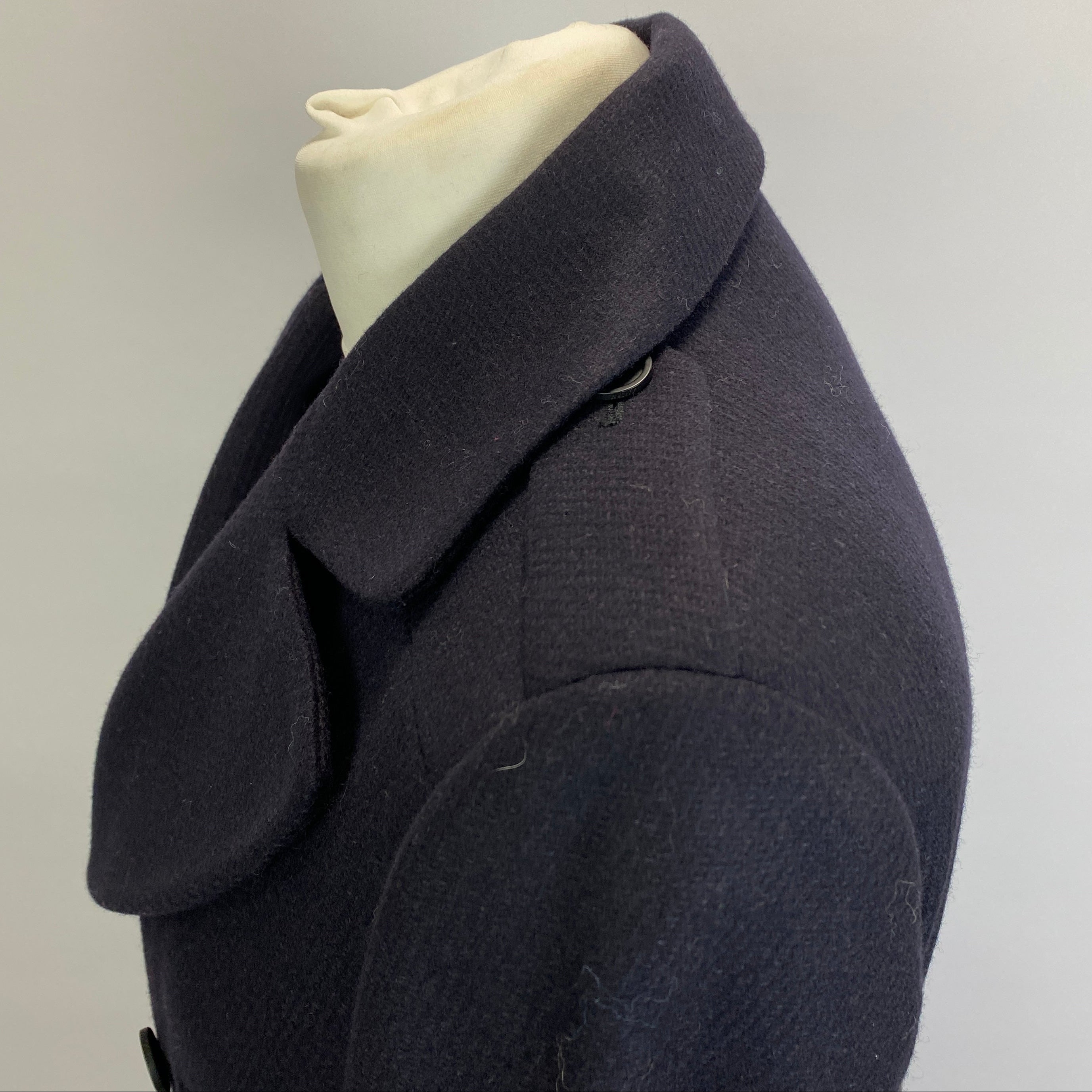 Notify New Navy Thick Wool Double Breasted Coat M