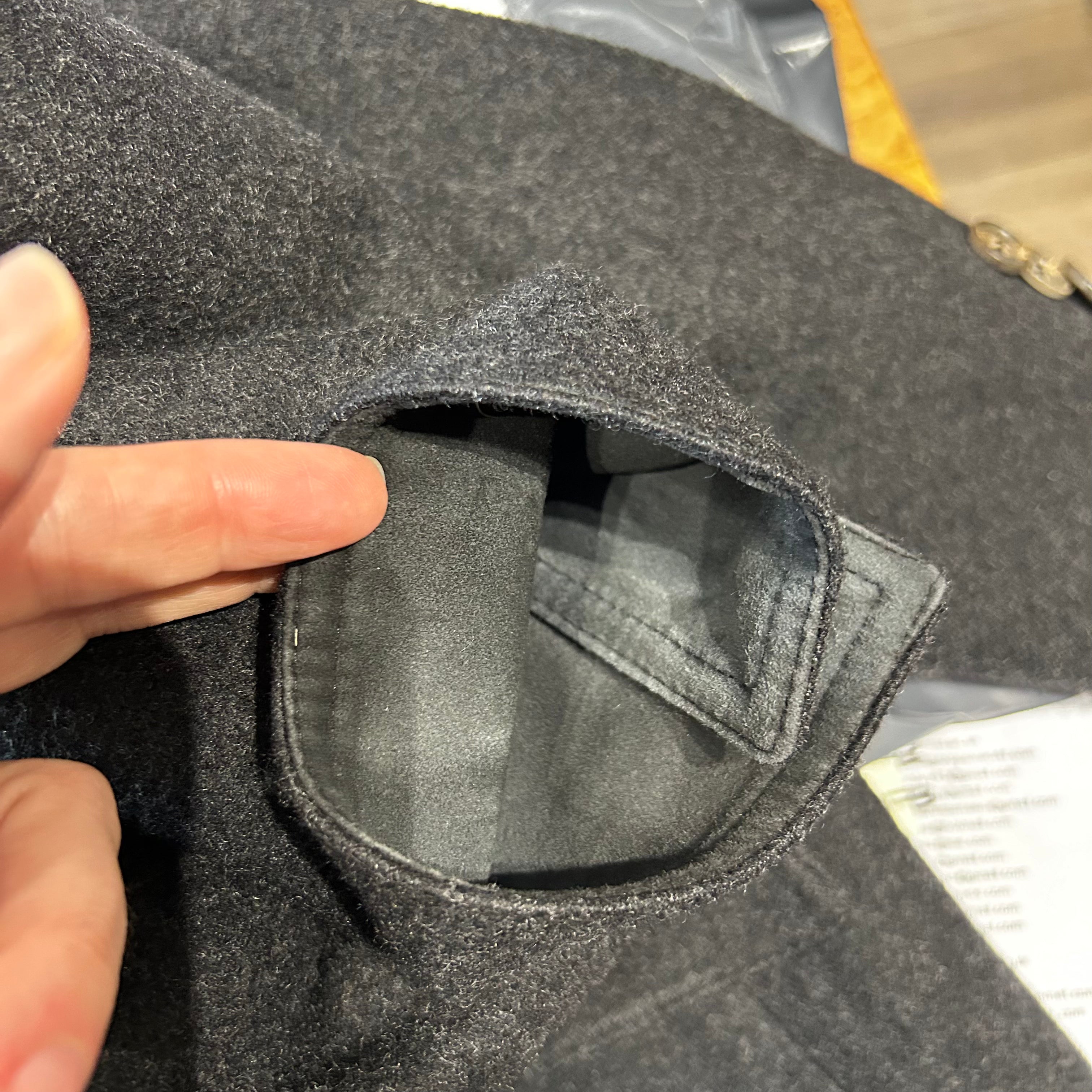 Loro Piana £3000 Charcoal Cashmere & Suede Jacket S