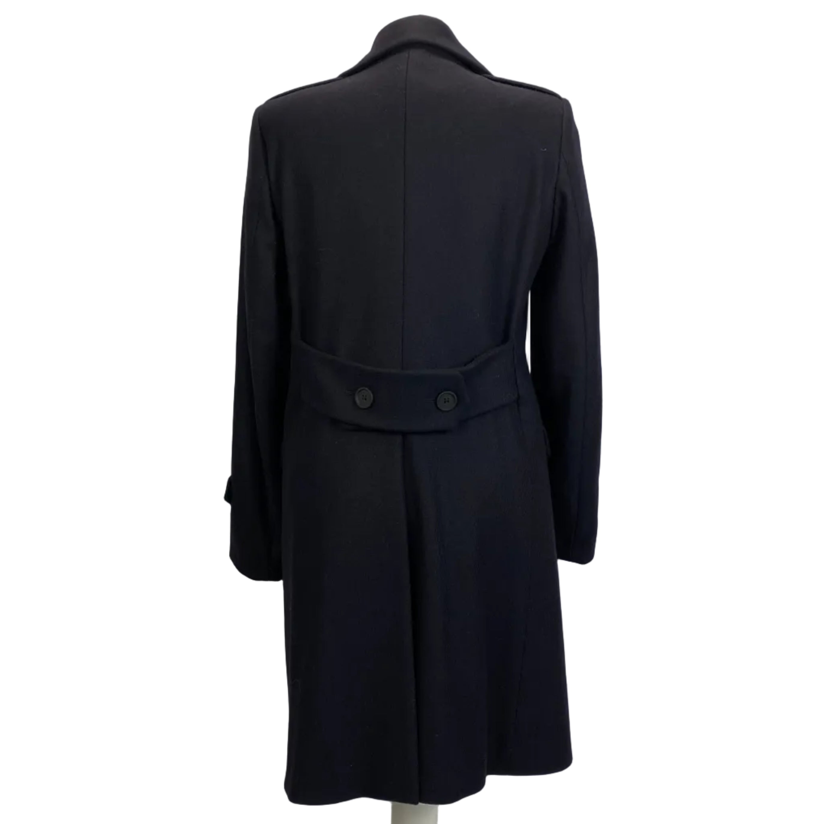 Notify New Navy Thick Wool Double Breasted Coat M