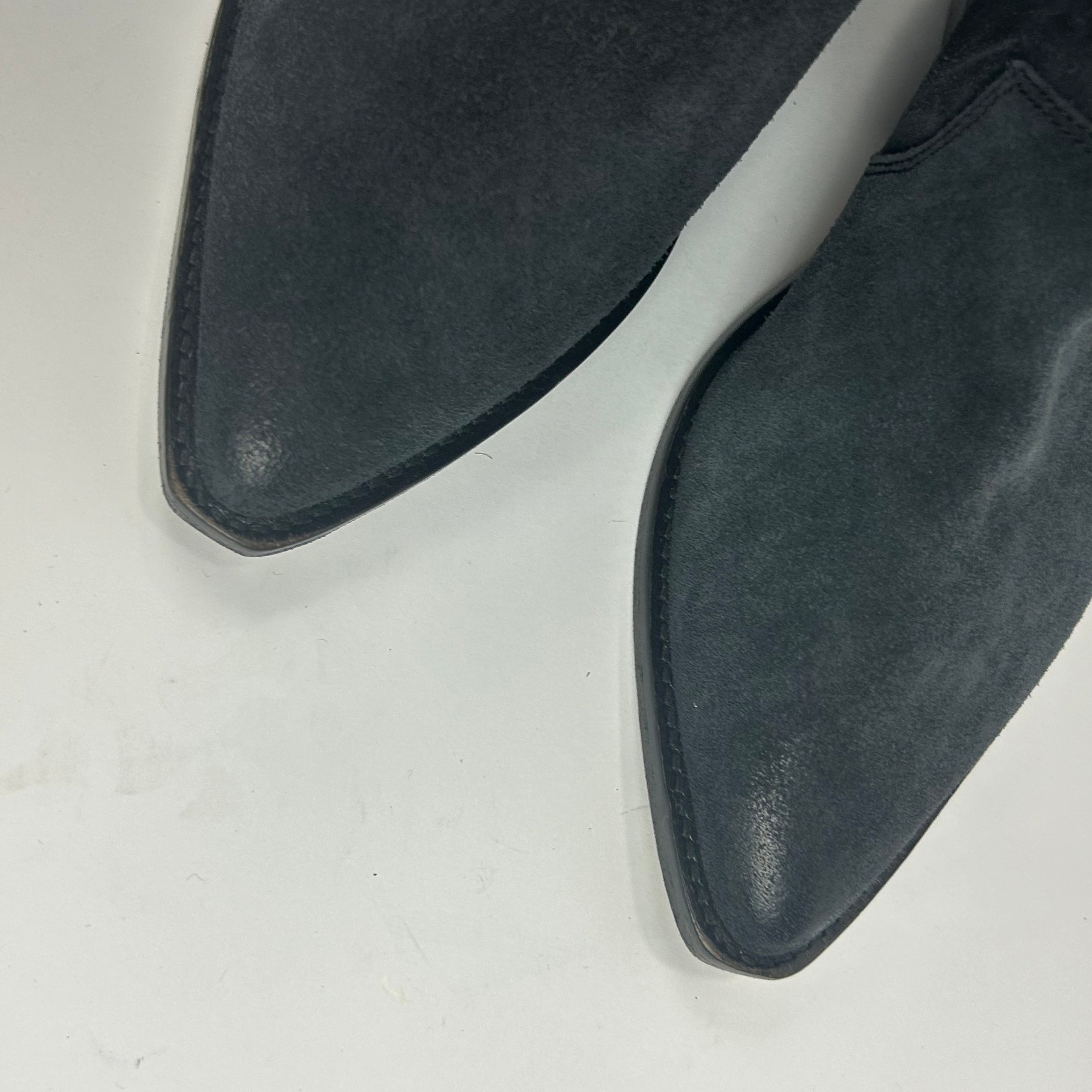 Isabel Marant New Smoke Grey Suede Western Knee Boots 36