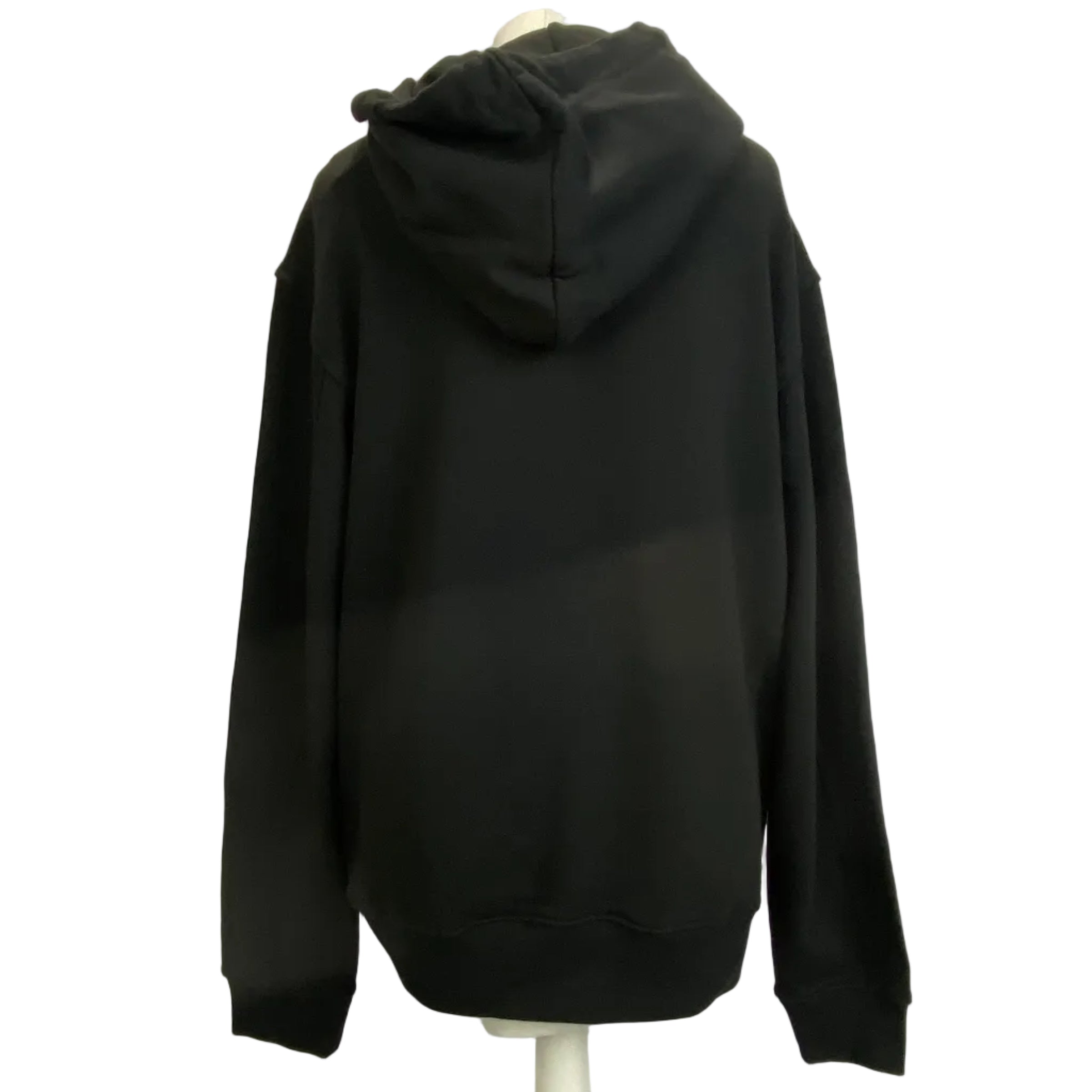 Dries Van Noten New £515 Black Supersoft Jersey Hoodie L