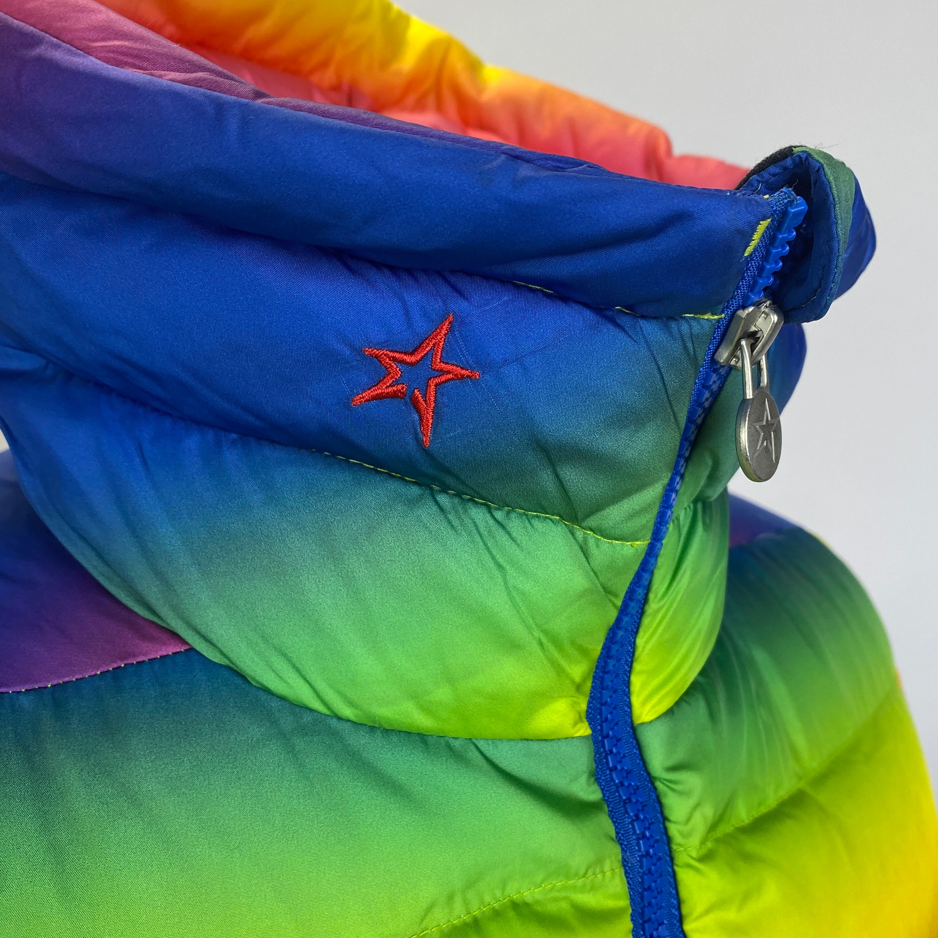 Perfect Moment £650 Rainbow Stripe Ski Jacket S