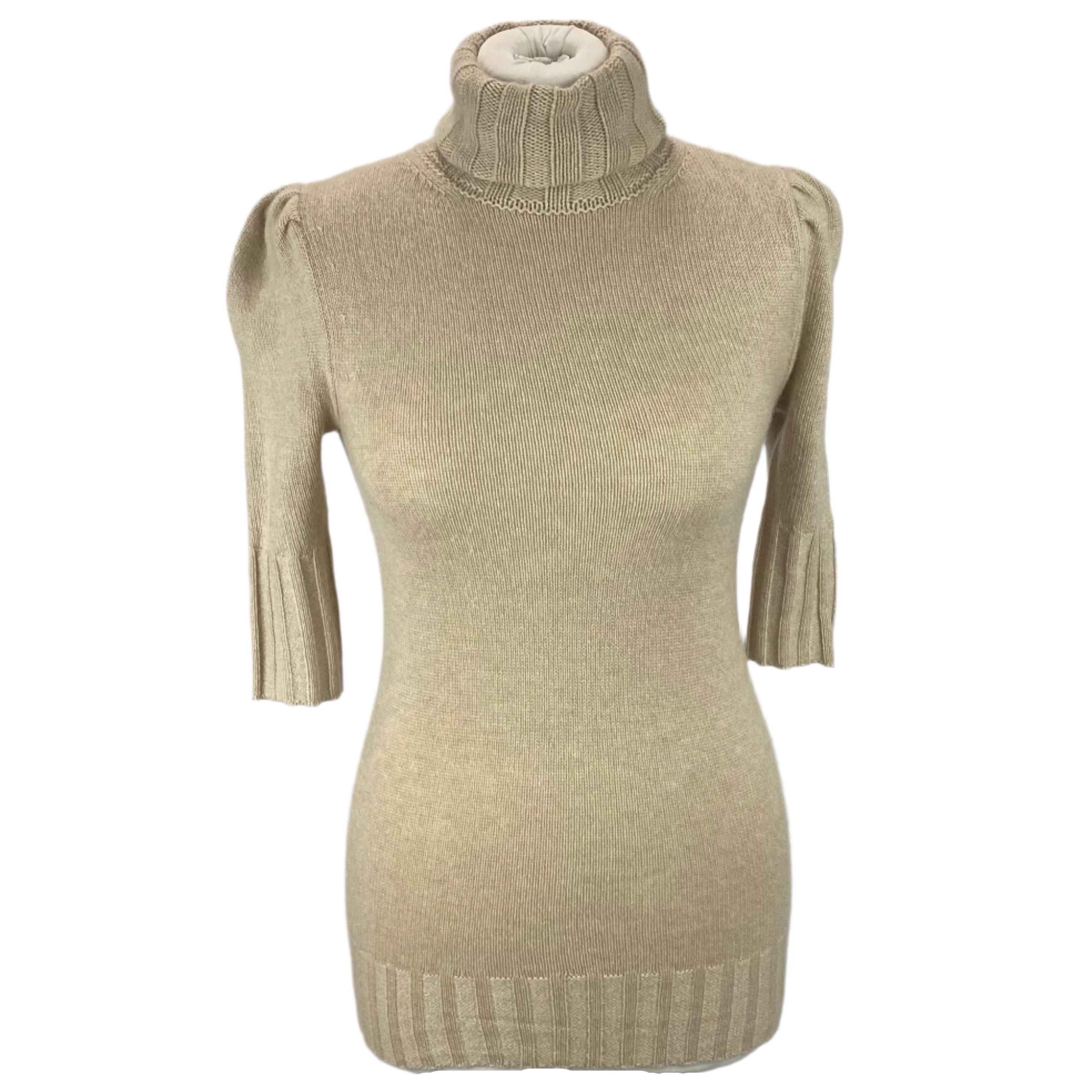 G Goop £545 Vanilla Cashmere Roll Neck Sweater XS