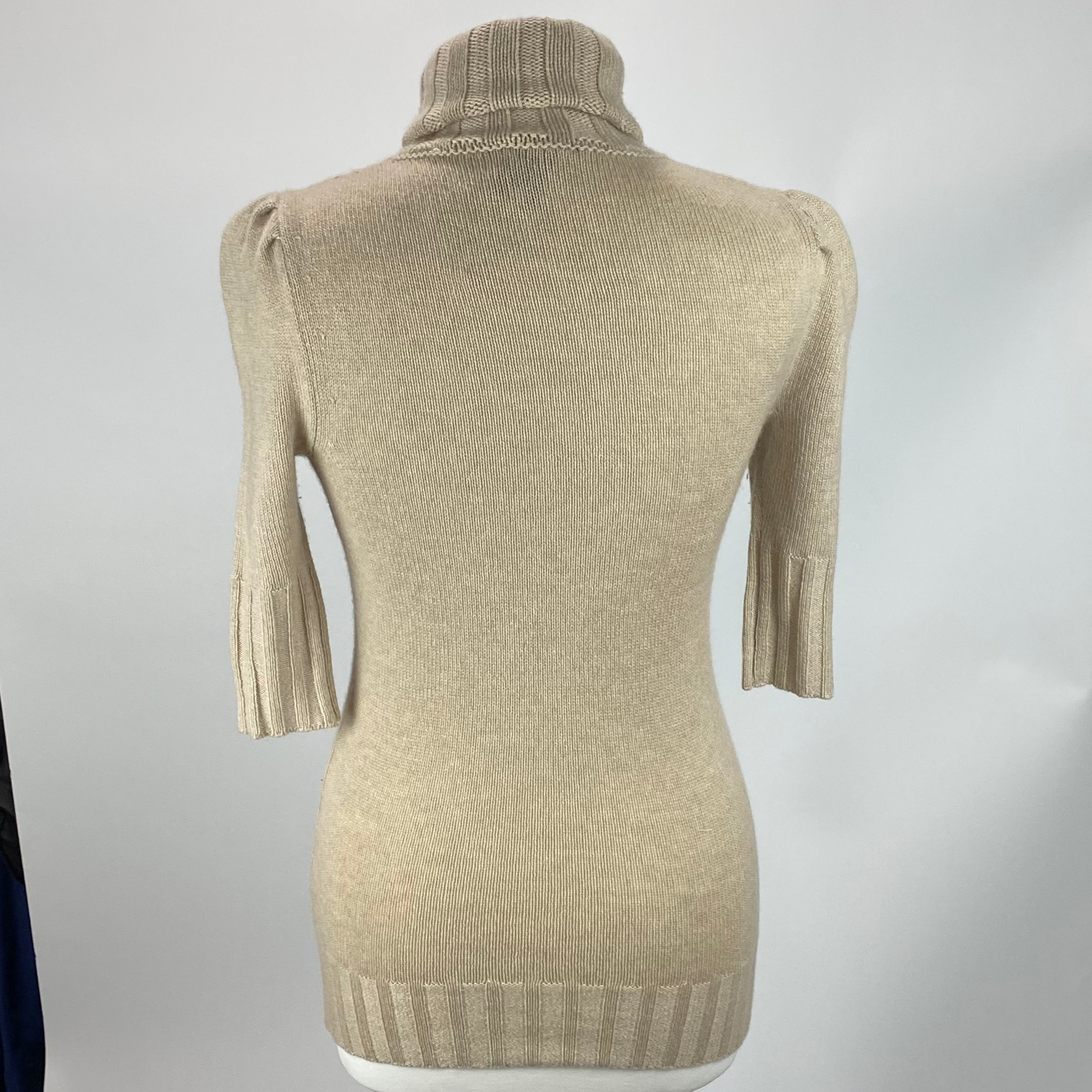 G Goop £545 Vanilla Cashmere Roll Neck Sweater XS