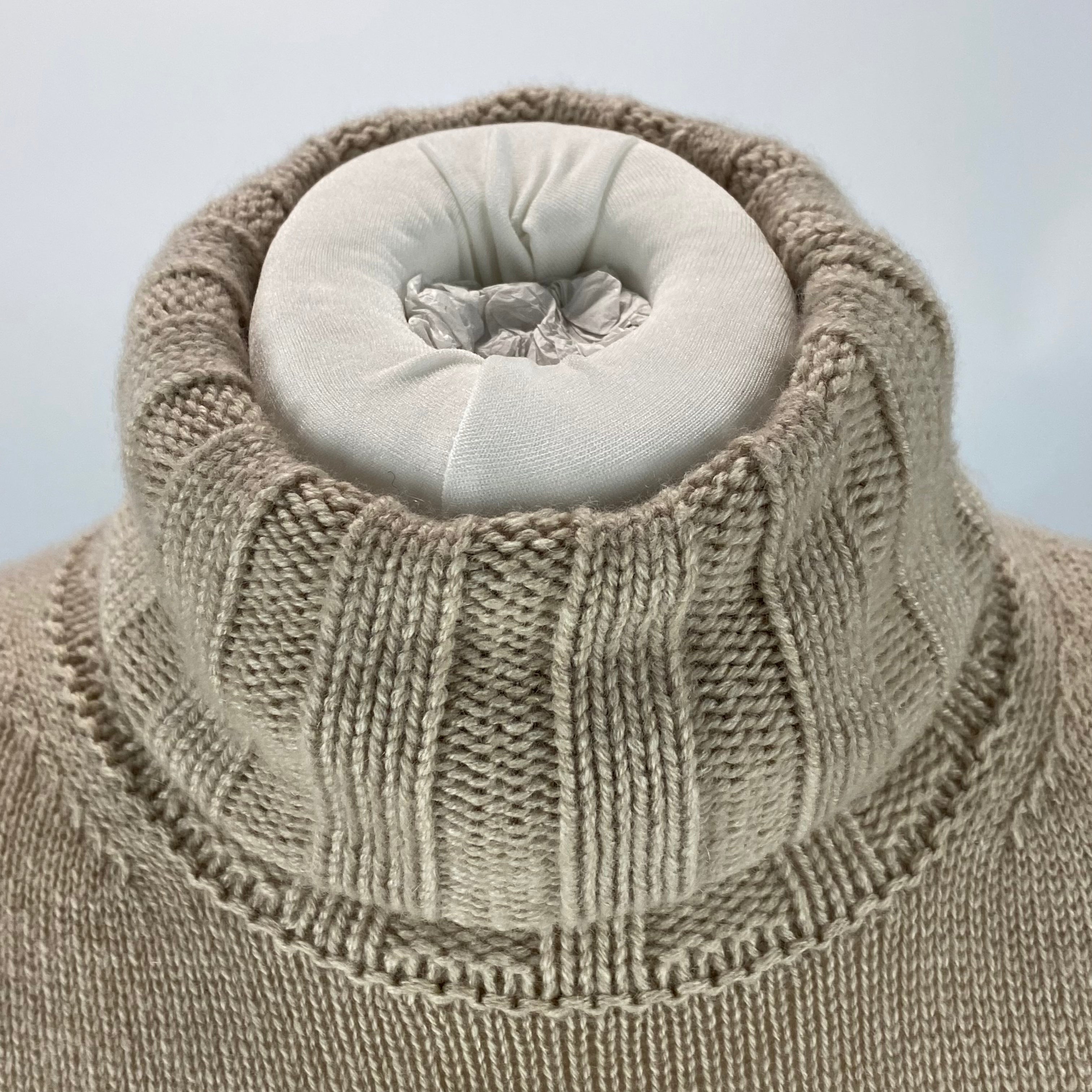 G Goop £545 Vanilla Cashmere Roll Neck Sweater XS