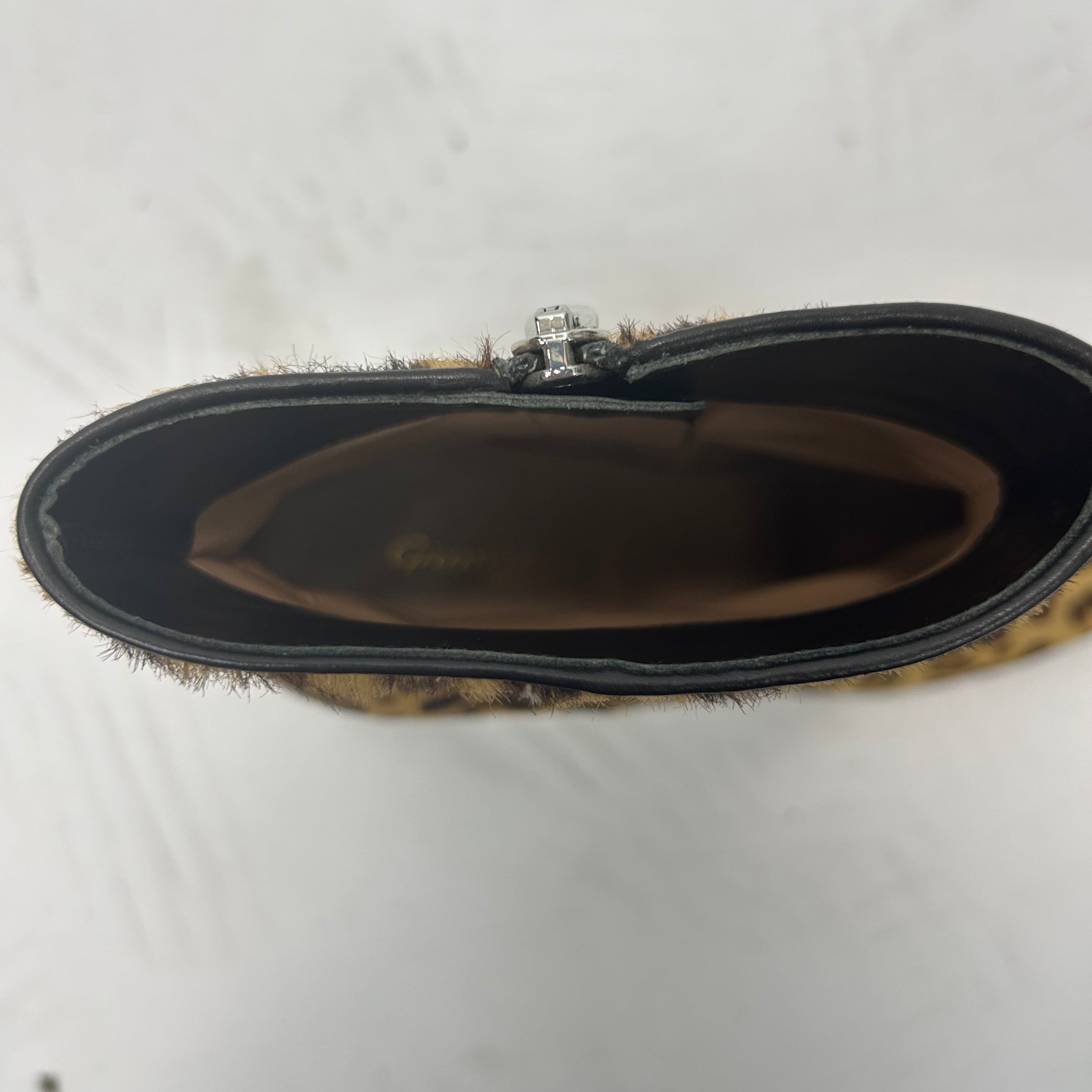 Gianvito Rossi New £910 Leopardprint Calfhair Ankle Boots 39