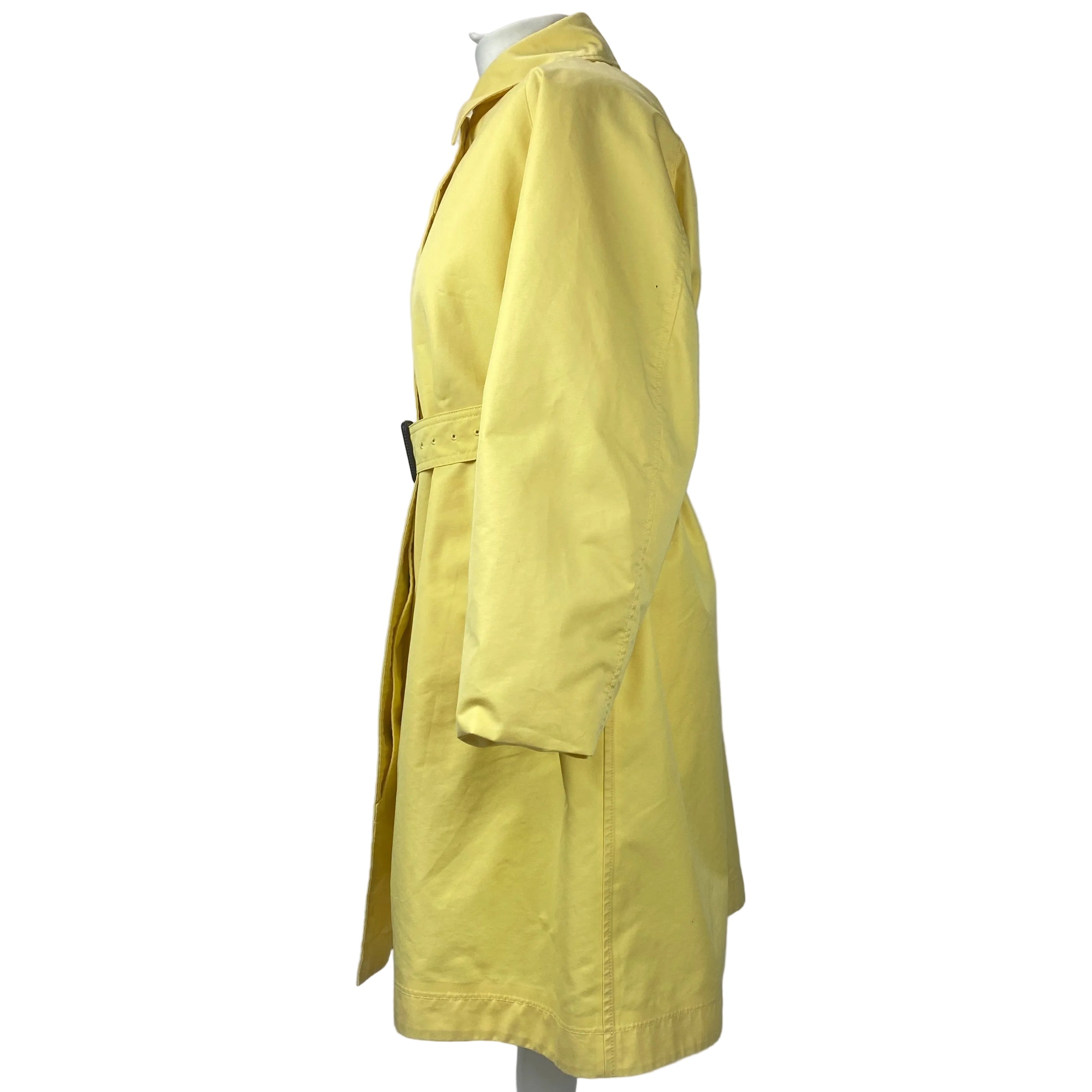 Weekend Max Mara £400 Yellow Short Oversized Trench Coat XXS-M