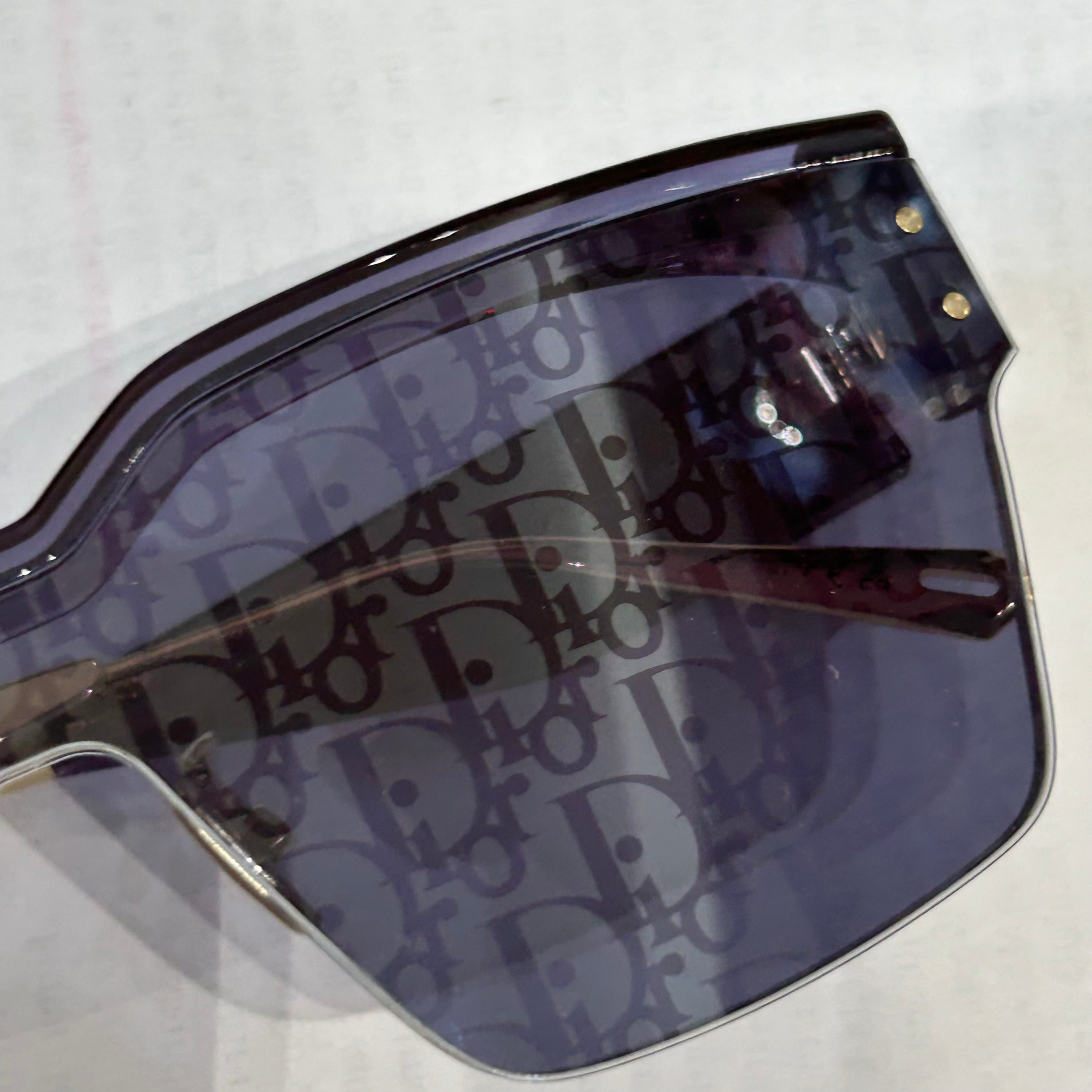 Dior Brand New £520 Black Oblique Mask Sunglasses CD40090U