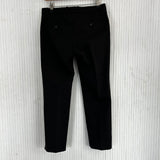 Joseph Brand New £215 Black Double Faced Cotton Bing Court Pants S