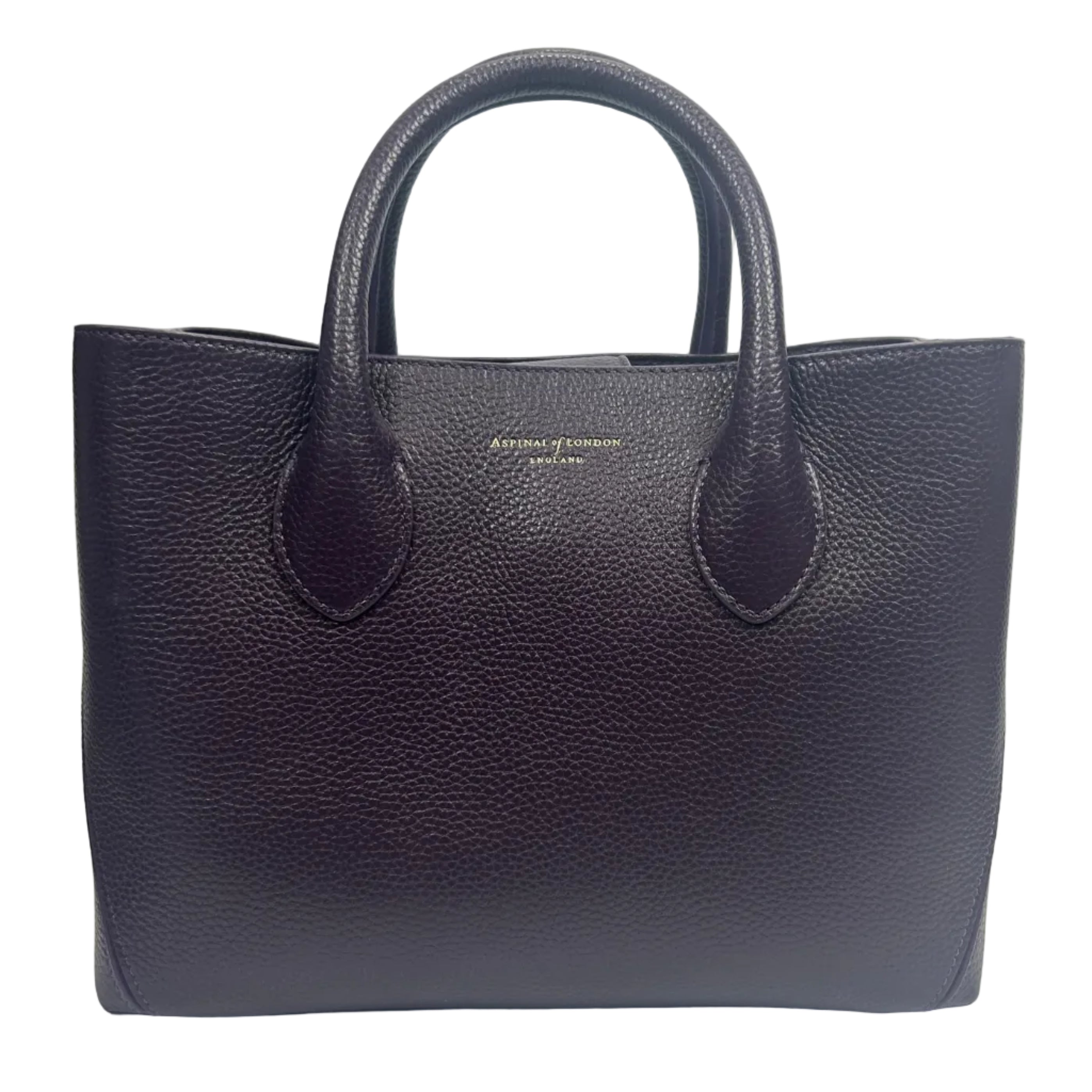 Aspinal of London New Purple Midi London Tote Bag