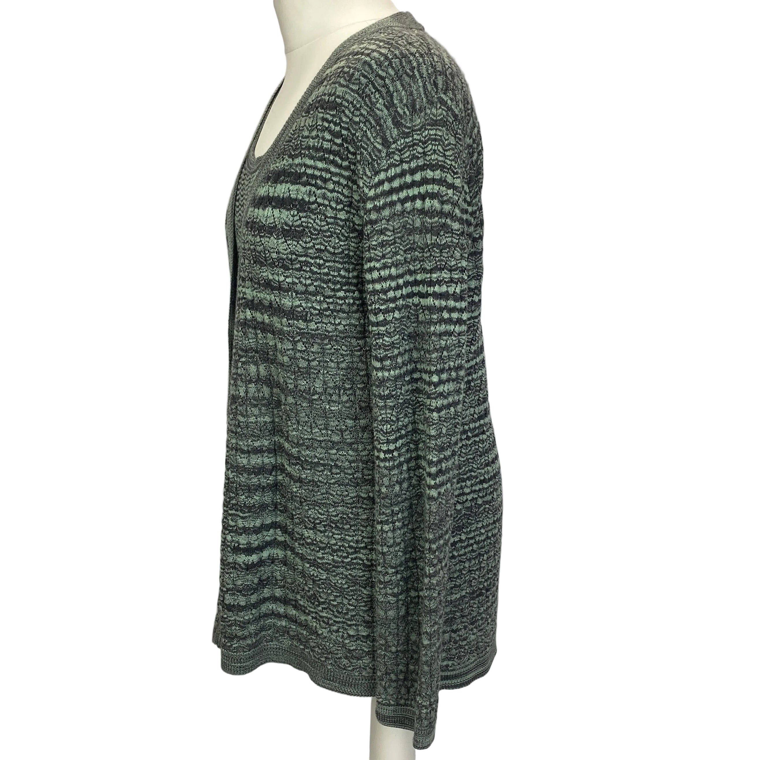 Missoni New £700 Mint Green & Grey Wool Twinset L